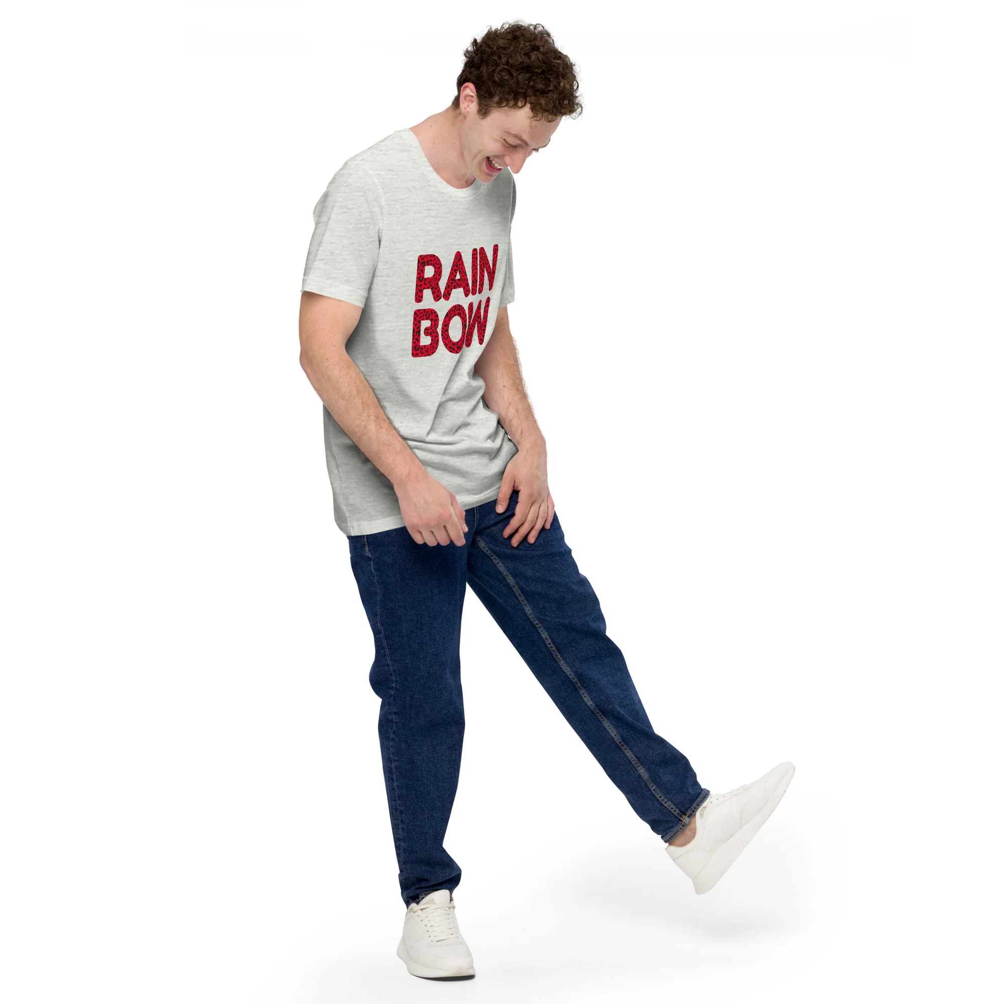 Red Leopard Logo T-Shirt - Image 6