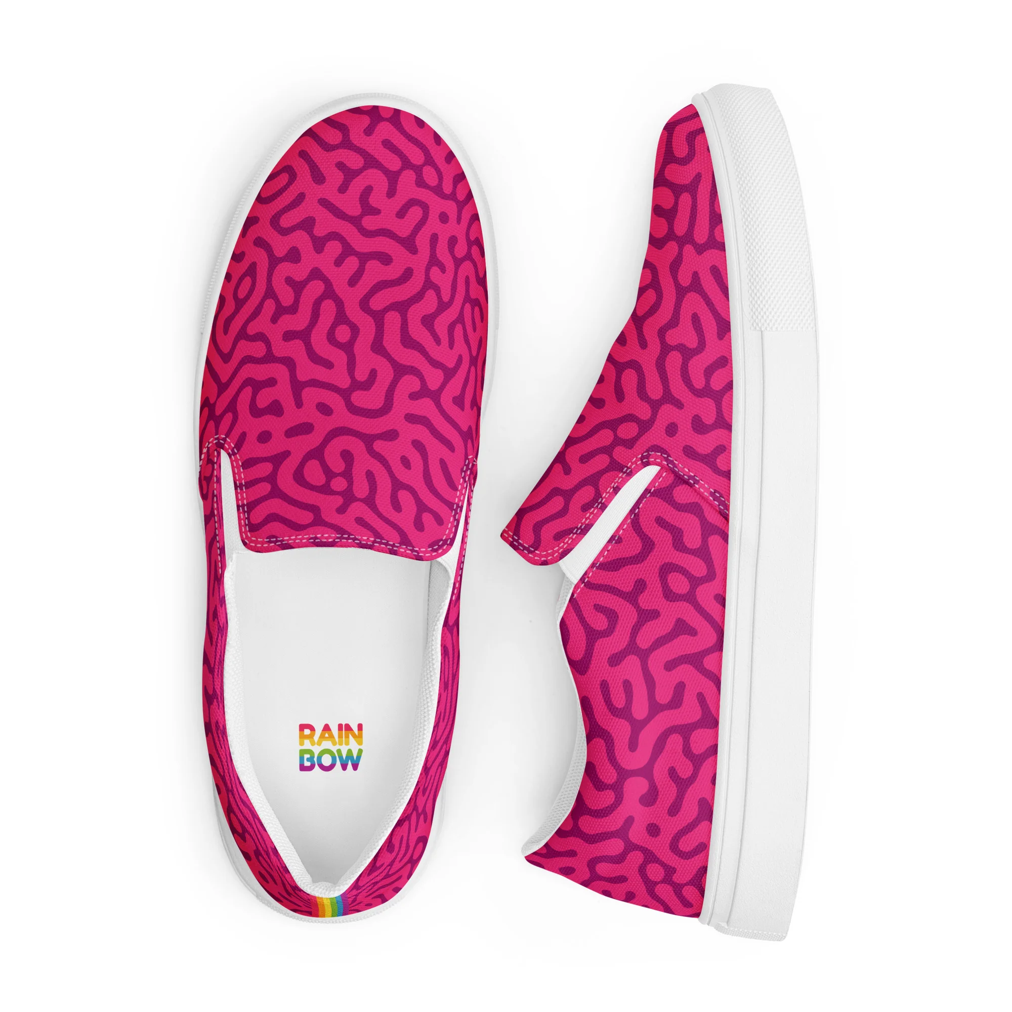 Red Turing Pattern Slip-on Shoes (female sizes) - Image 3