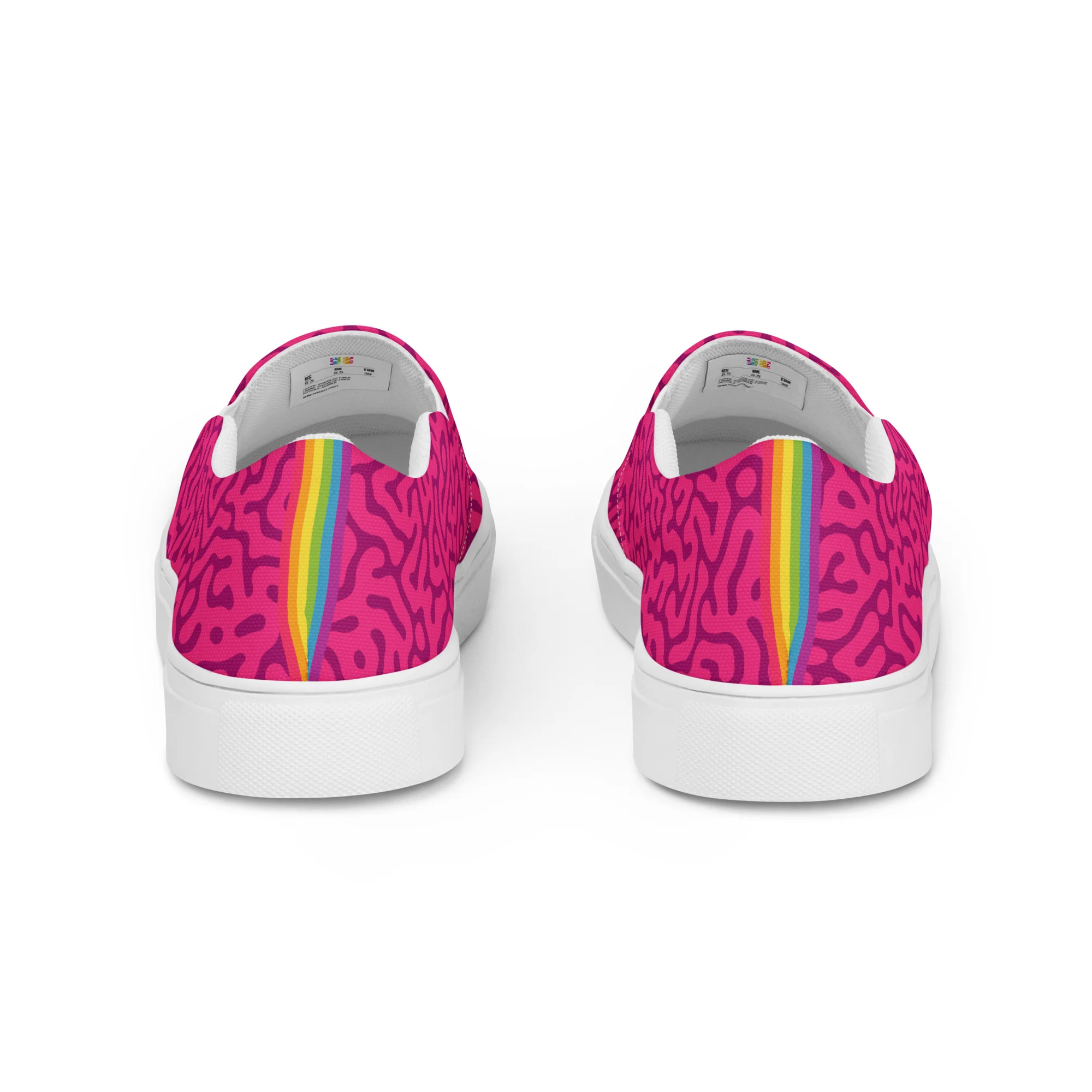 Red Turing Pattern Slip-on Shoes (female sizes) - Image 4