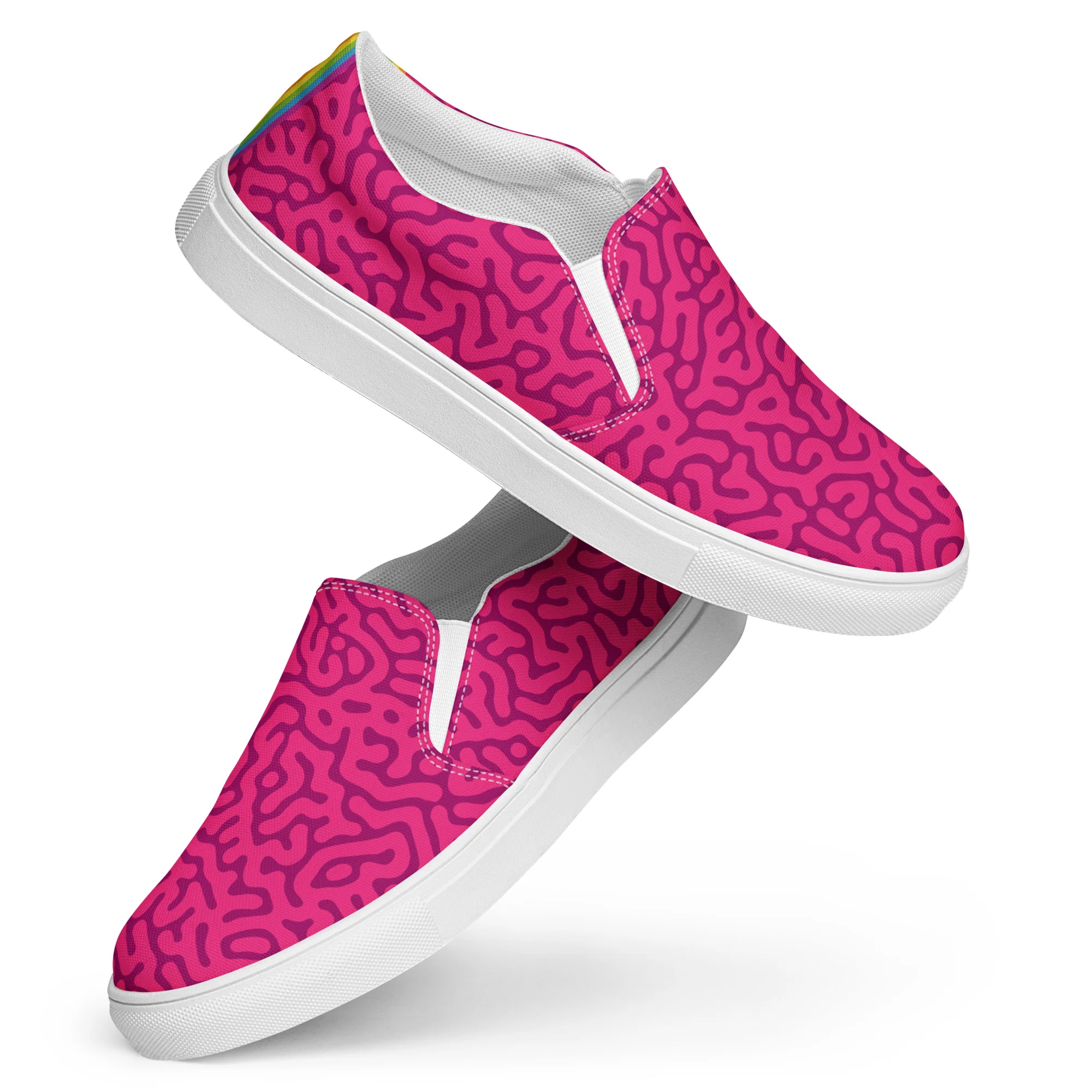 Red Turing Pattern Slip-on Shoes (female sizes) - Image 6