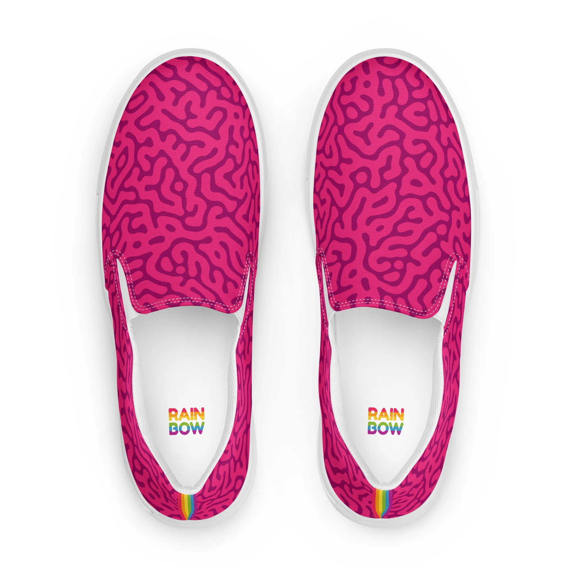 Red Turing Pattern Slip-on Shoes (female sizes) - Image 7