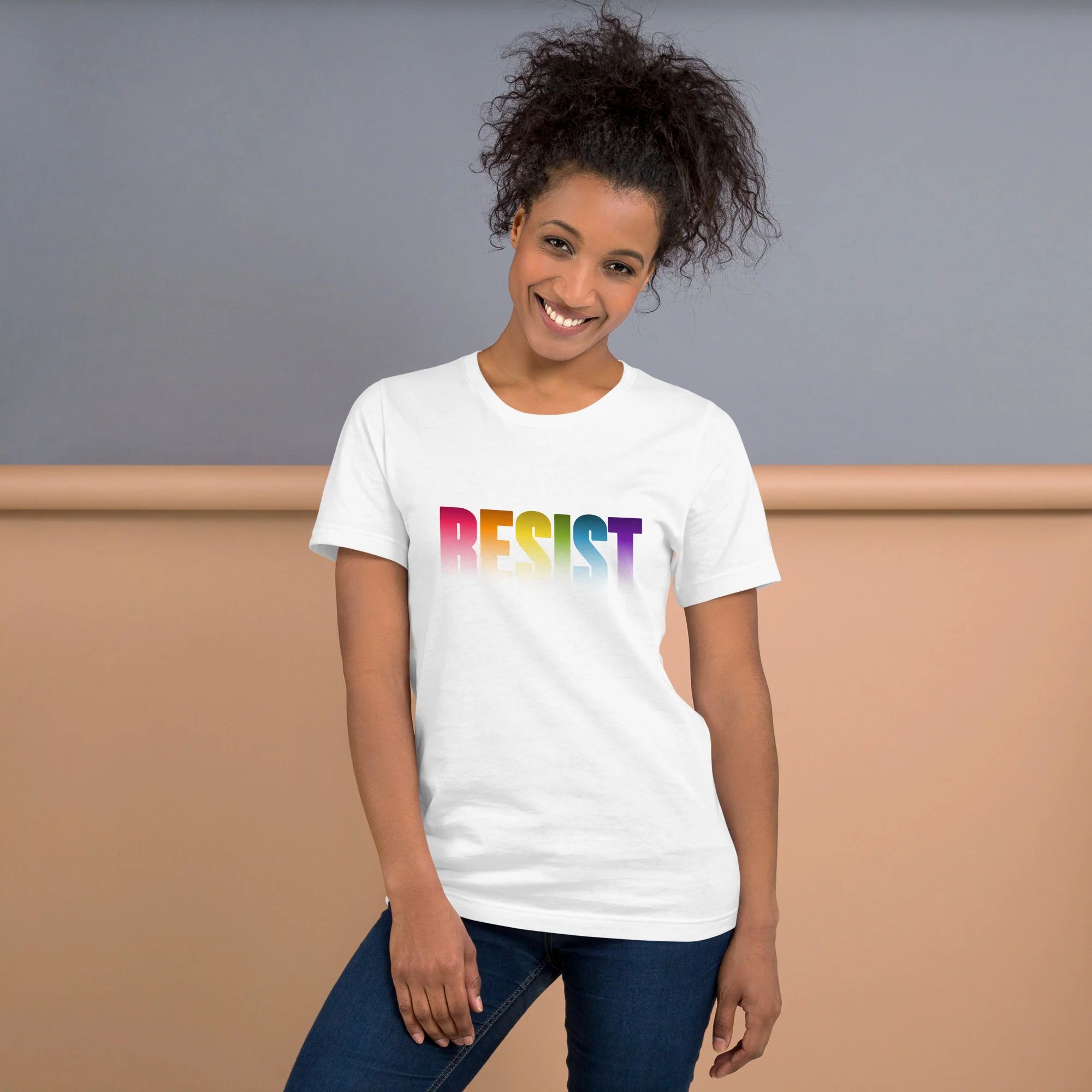 Rainbow Pride Fade Resist T-Shirt - Image 3