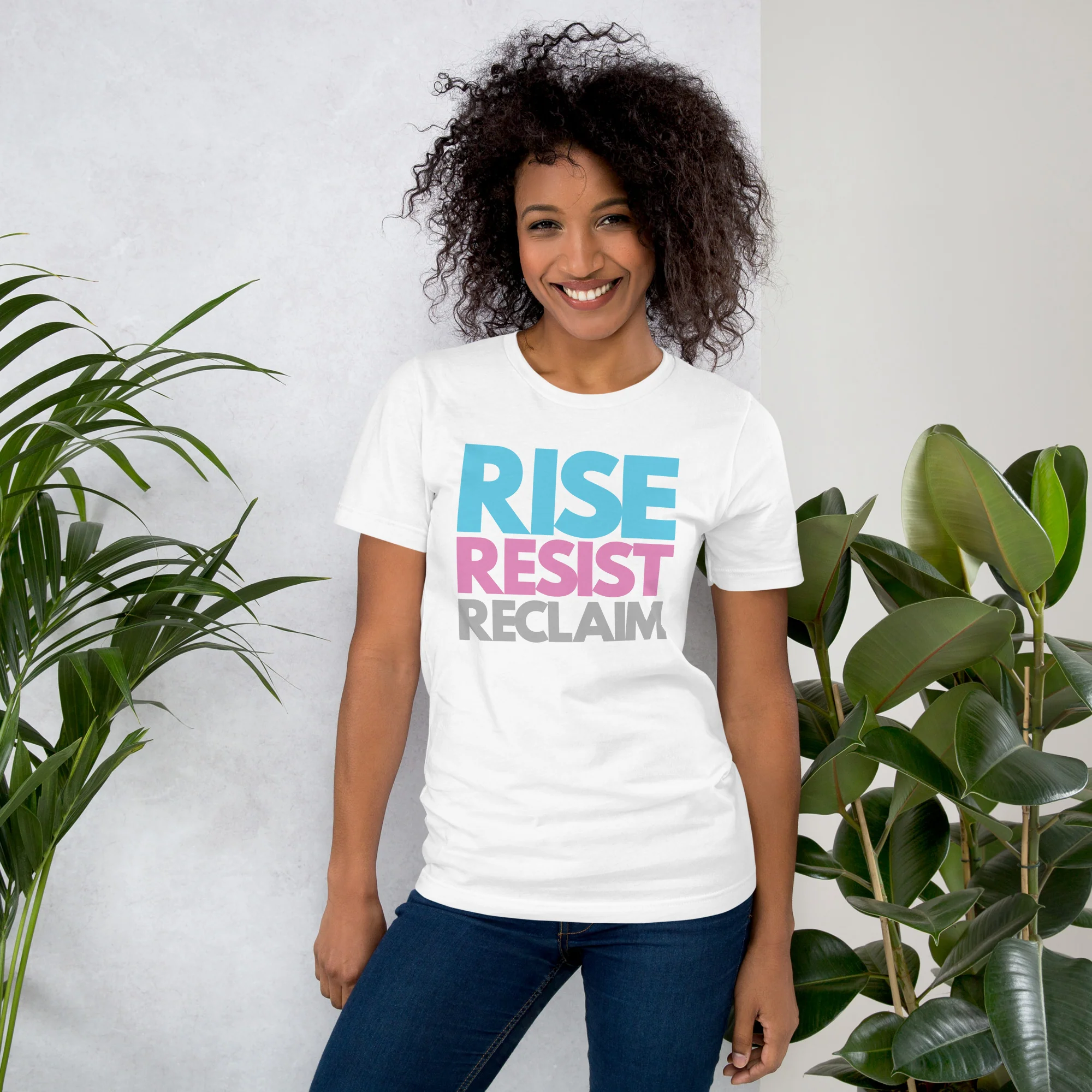 Rise Resist Reclaim Trans Pride T-Shirt - Image 3