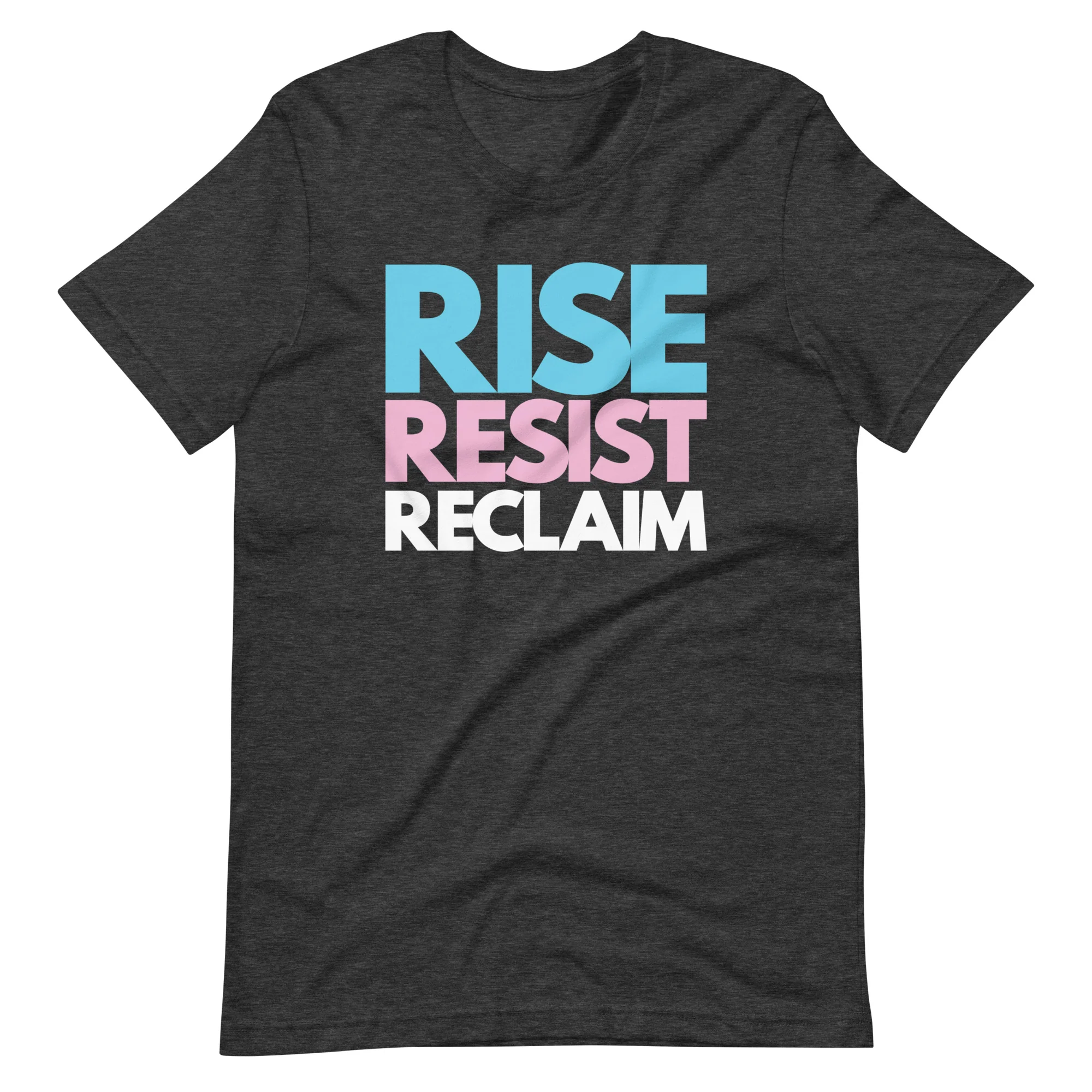 Rise Resist Reclaim Trans Pride T-Shirt - Image 8
