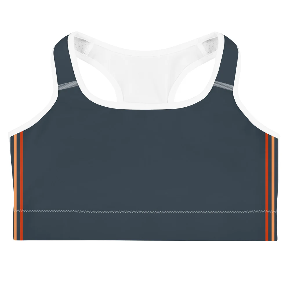 Separated Stripes Lesbian Pride Flag Sports Bra