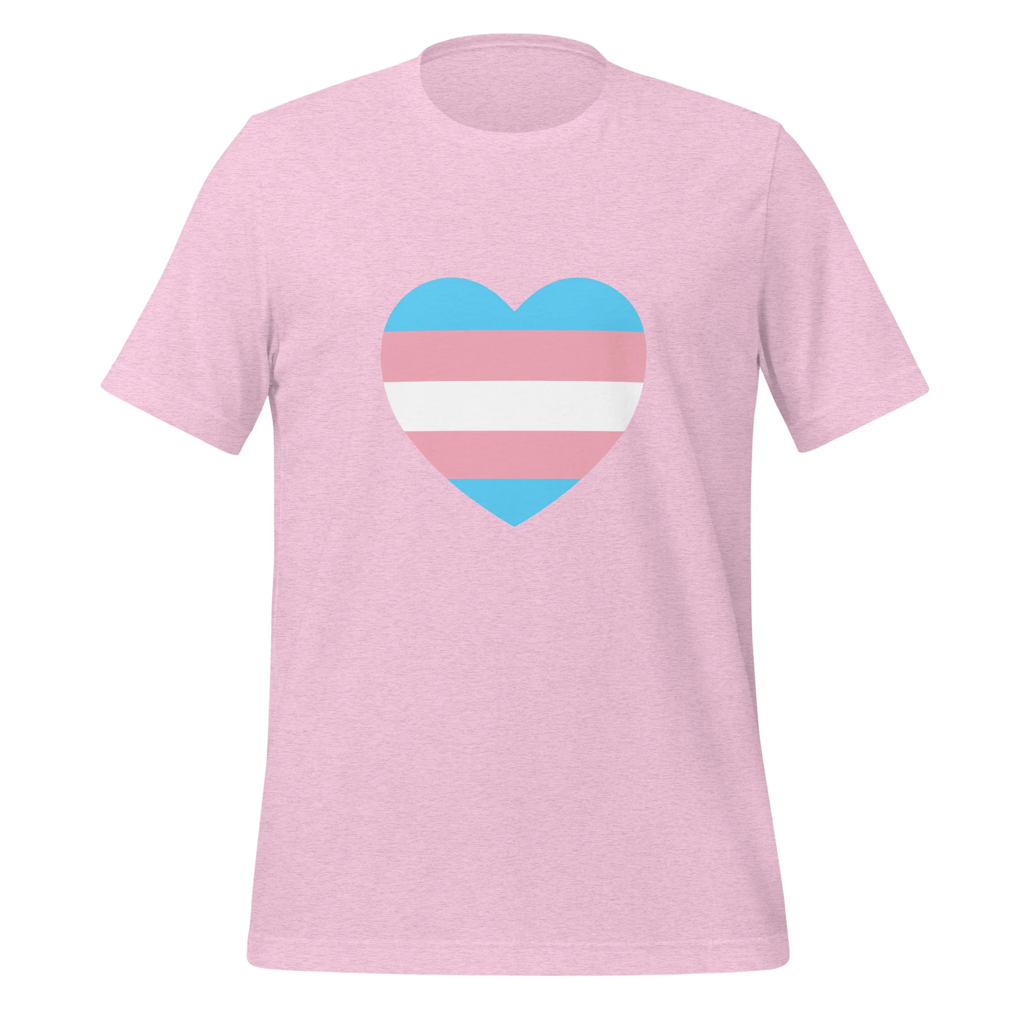 Trans Heart Flag T-Shirt - Image 10