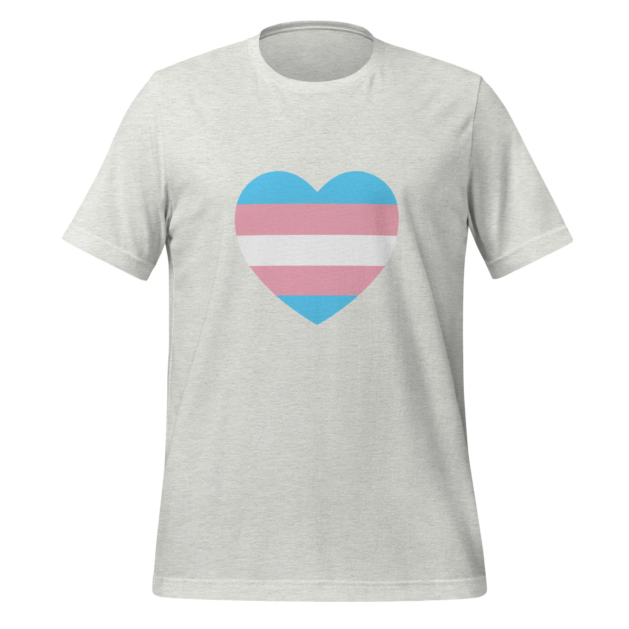 Trans Heart Flag T-Shirt - Image 12