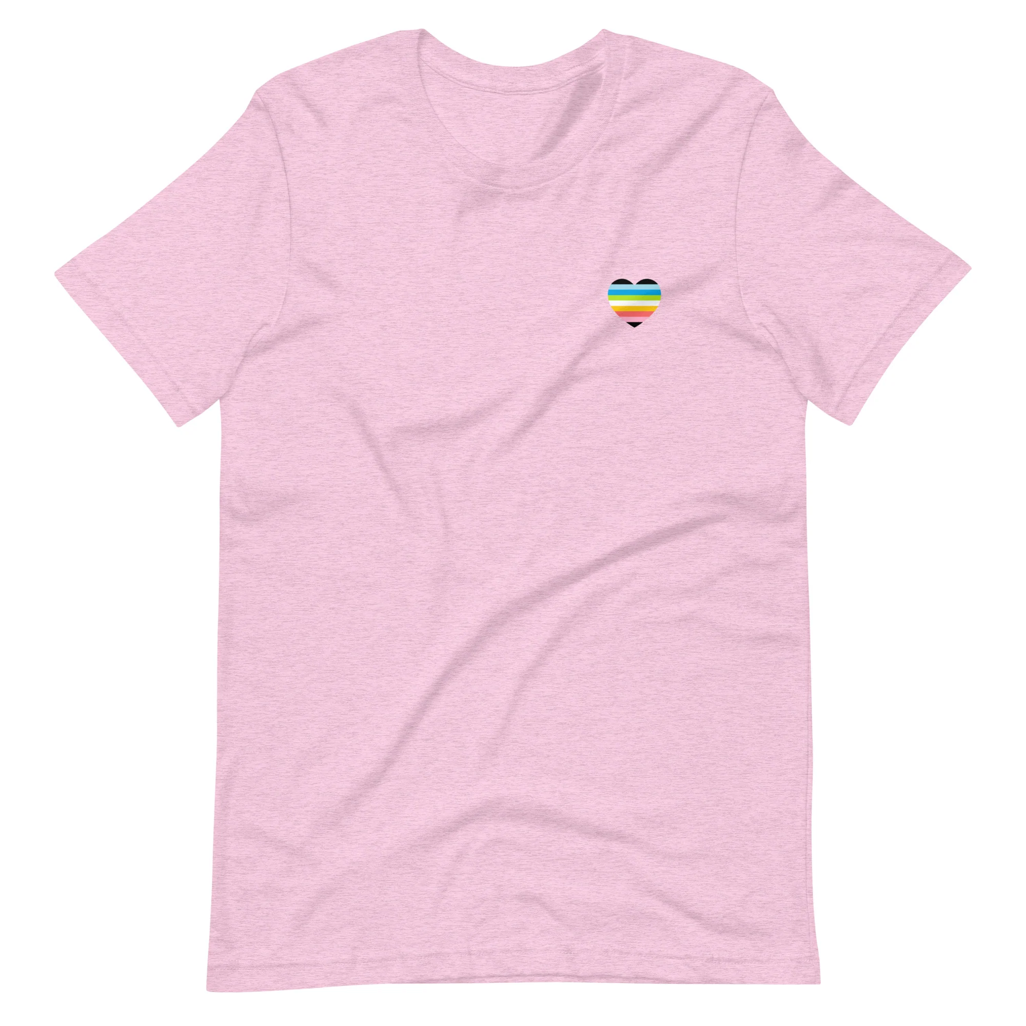 Small Queer Pride Heart T-Shirt - Image 5