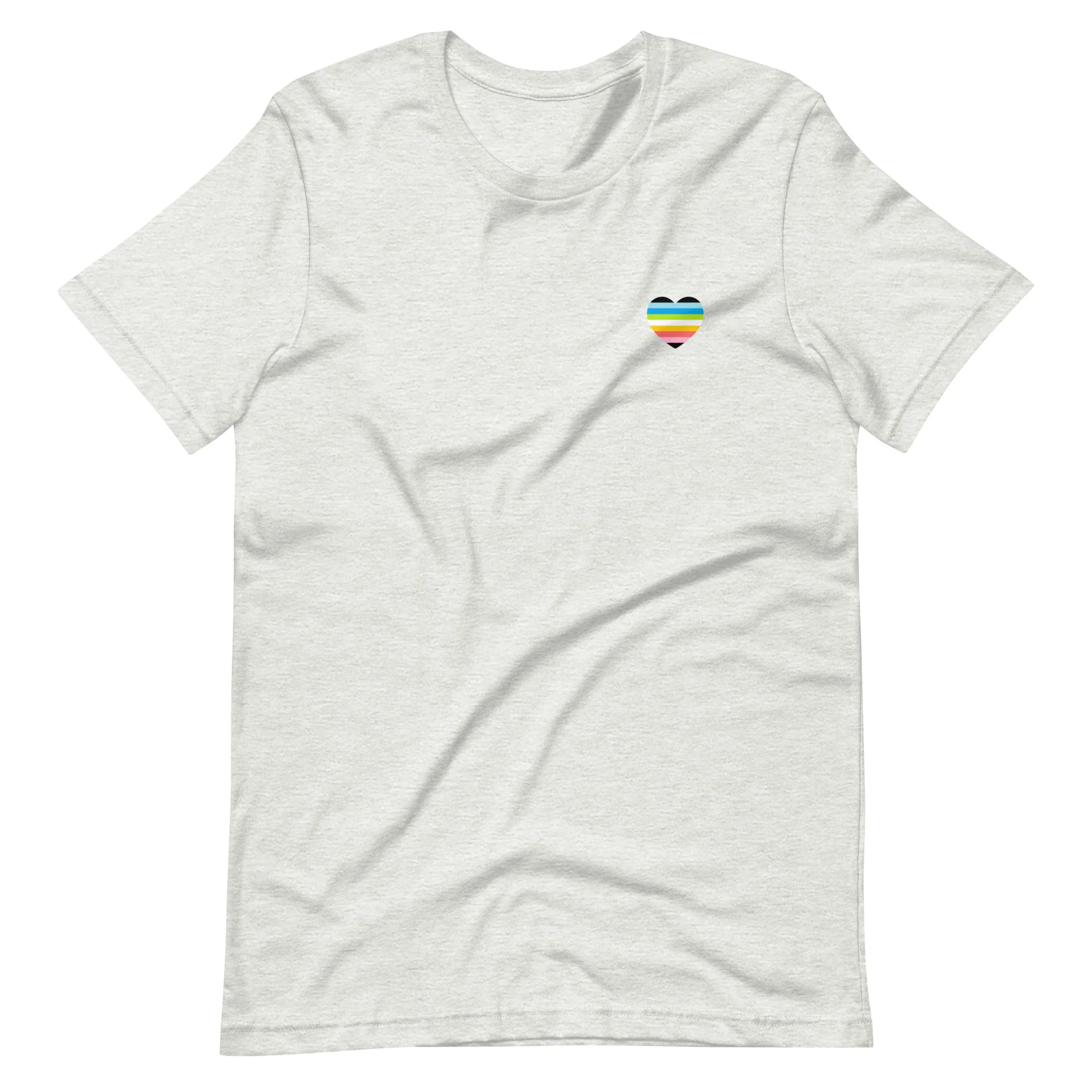 Small Queer Pride Heart T-Shirt - Image 6