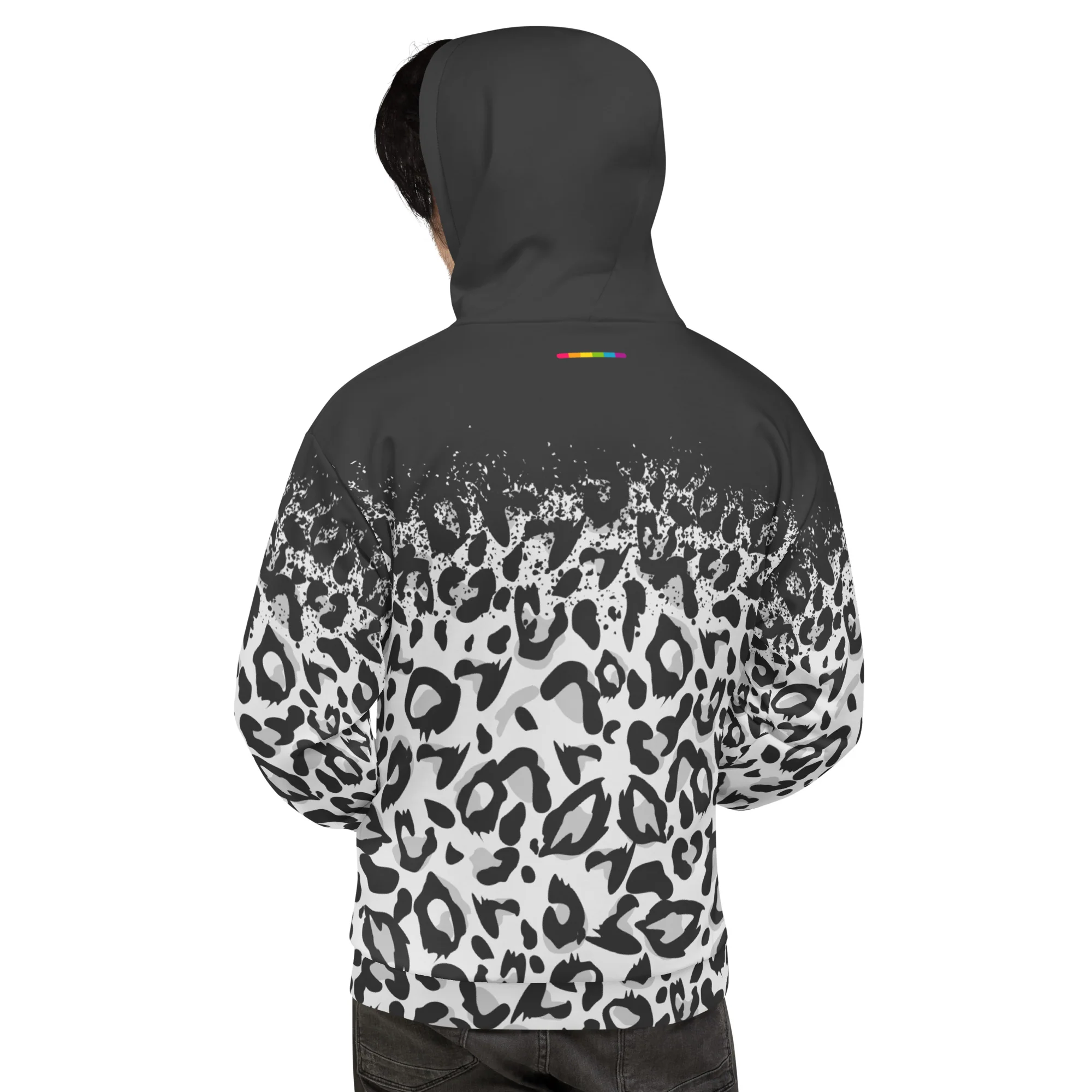 Snow Leopard Fade Hoodie - Image 3