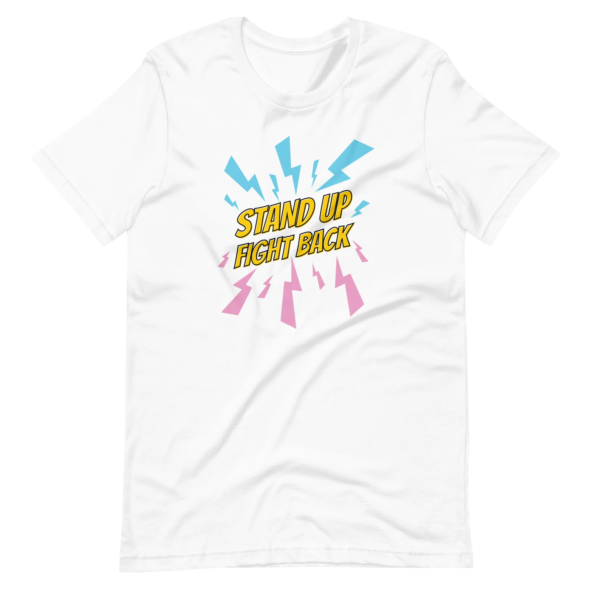Stand Up Fight Back Trans Pride T-Shirt - Image 5