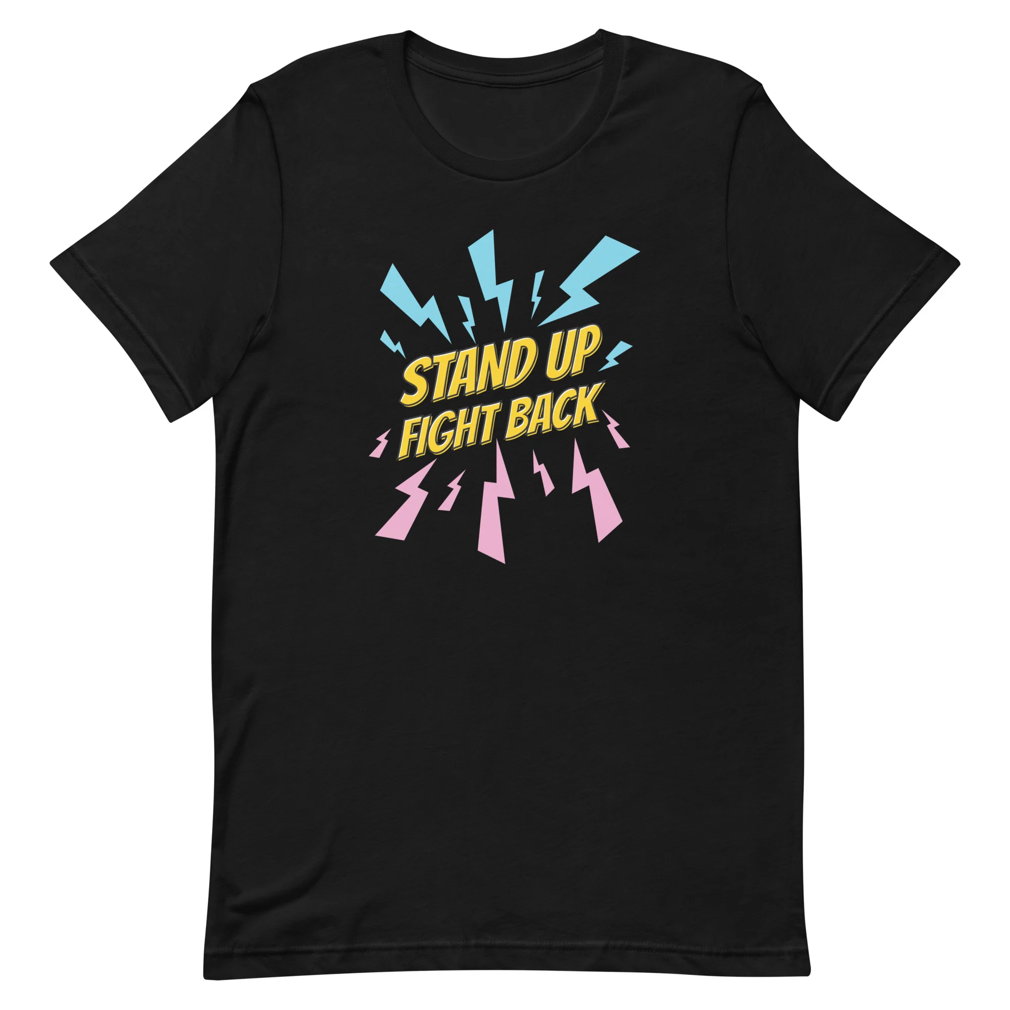 Stand Up Fight Back Trans Pride T-Shirt - Image 6