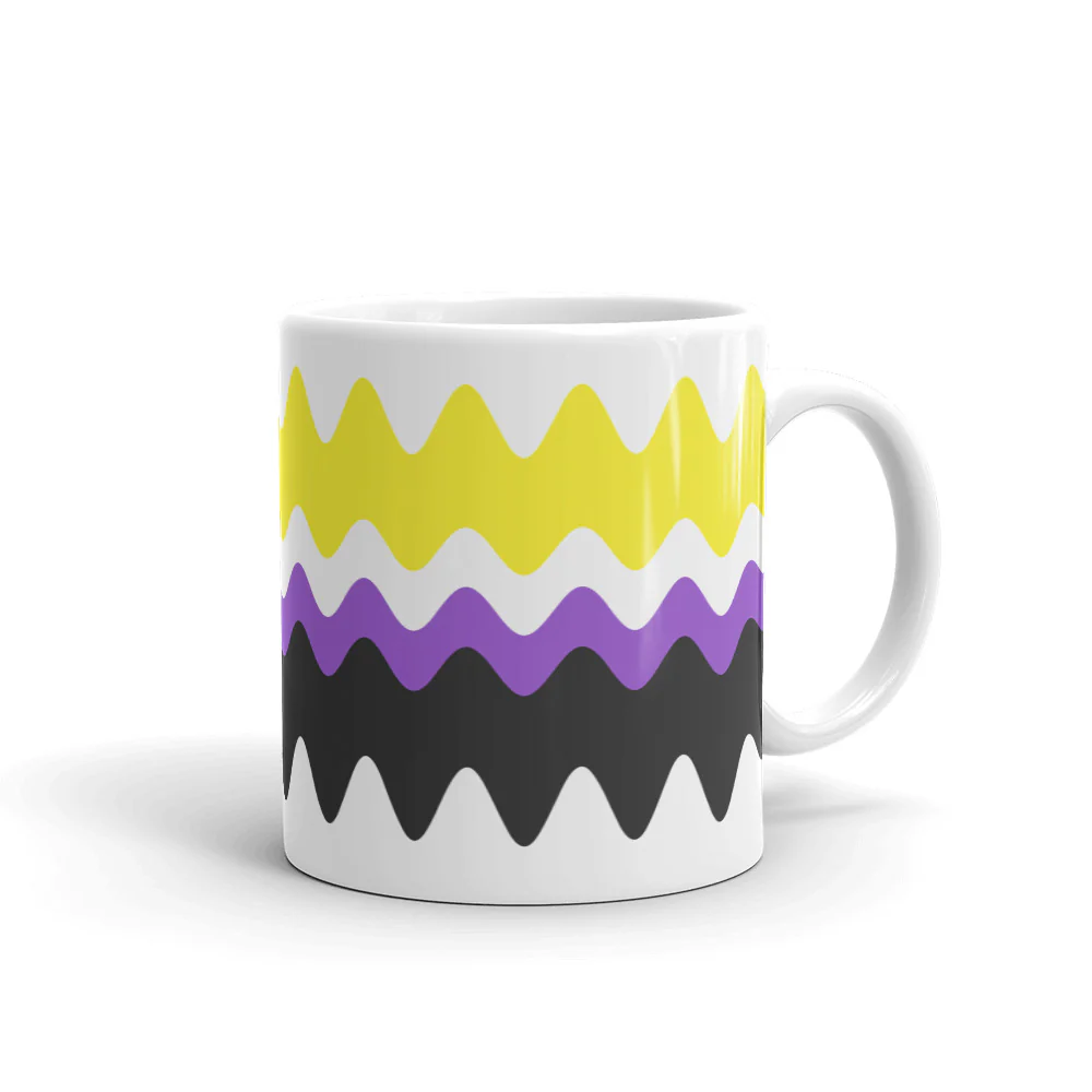 Non Binary Super Wavy Pride Flag