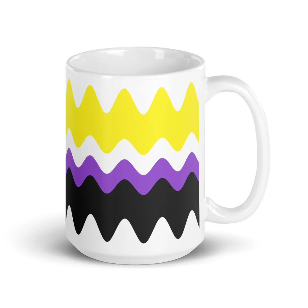 Non Binary Super Wavy Pride Flag - Image 4