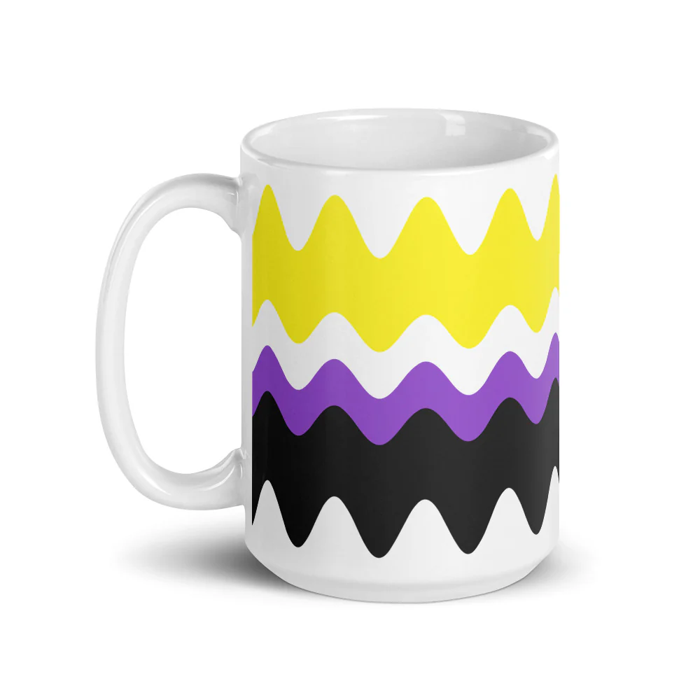 Non Binary Super Wavy Pride Flag - Image 5
