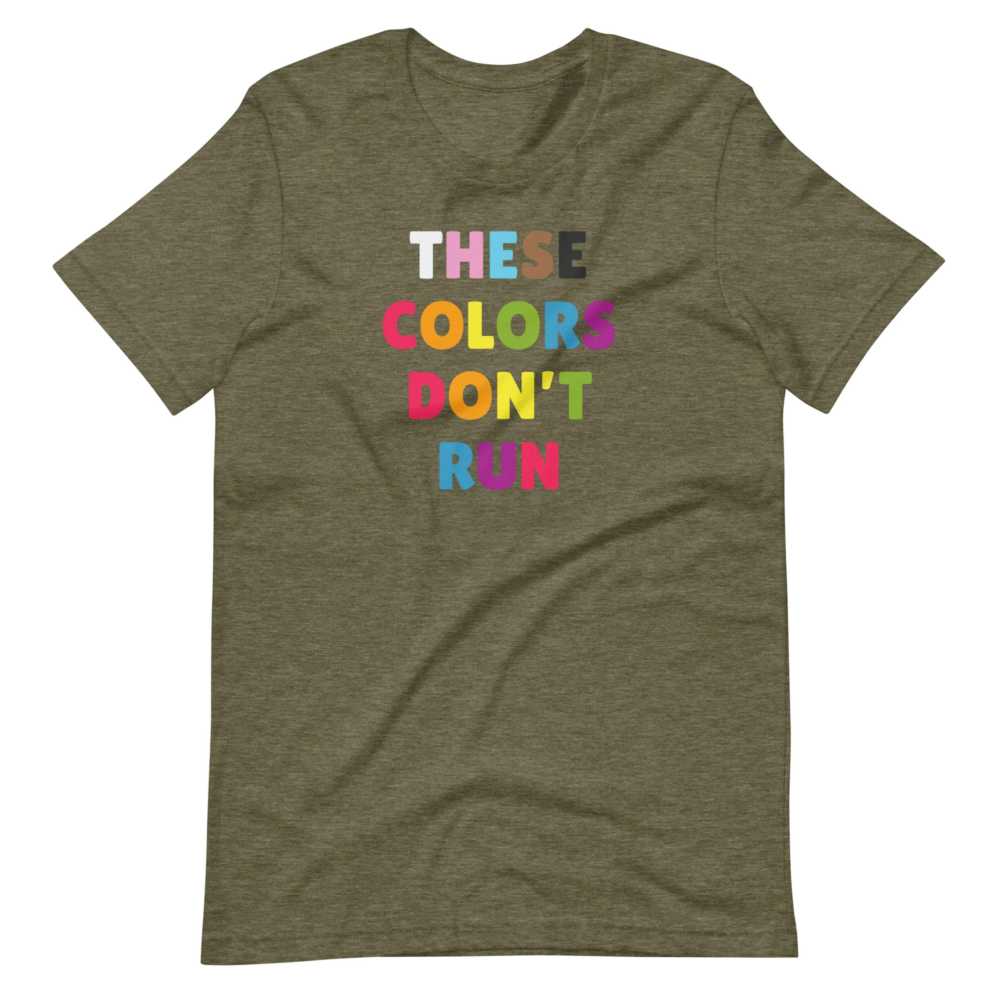 These Colors Don't Run Progress Pride Flag T-Shirt - Image 4