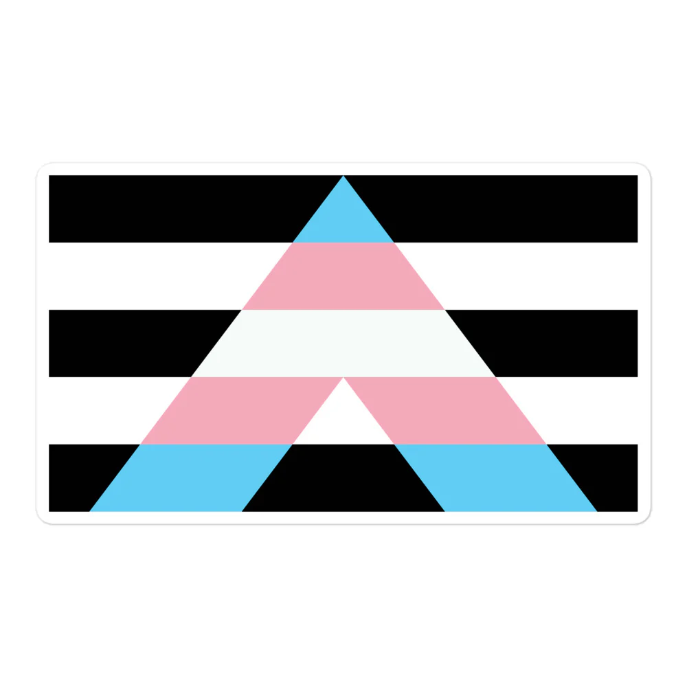 Trans Ally Flag Sticker