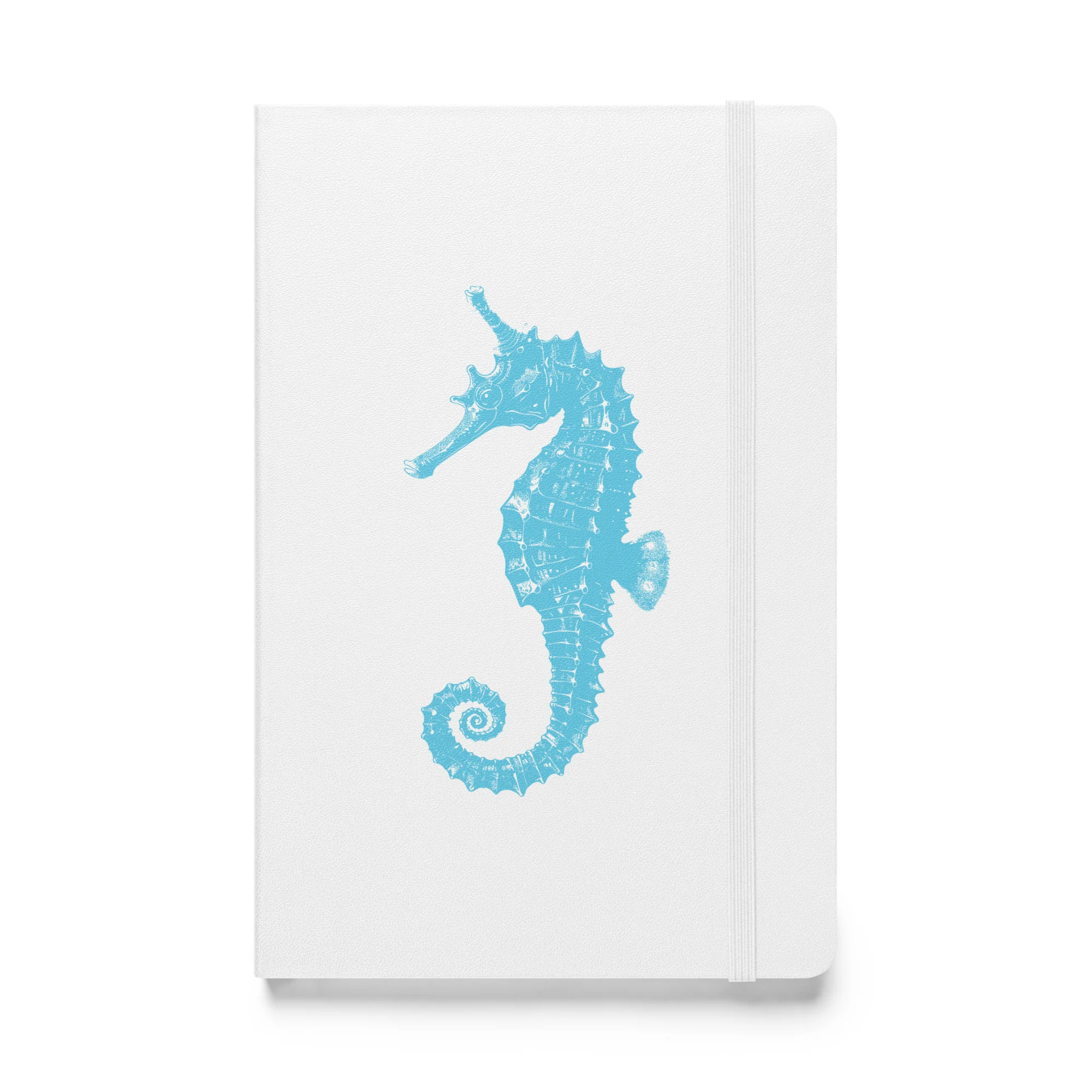 Trans Dad Seahorse Hardcover Notebook - Image 7