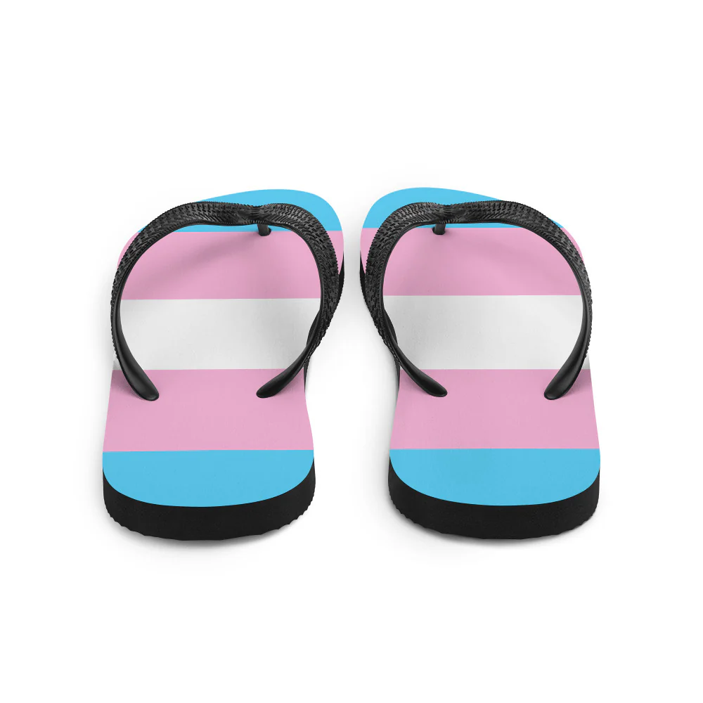 Trans Flag Flip-Flops - Image 3