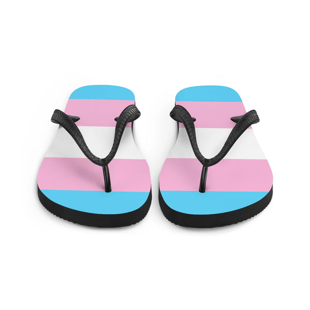Trans Flag Flip-Flops - Image 4