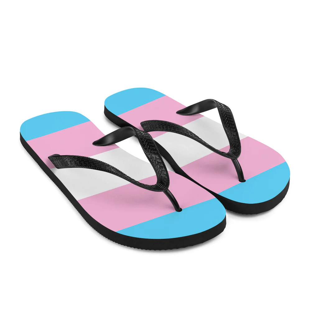 Trans Flag Flip-Flops - Image 7