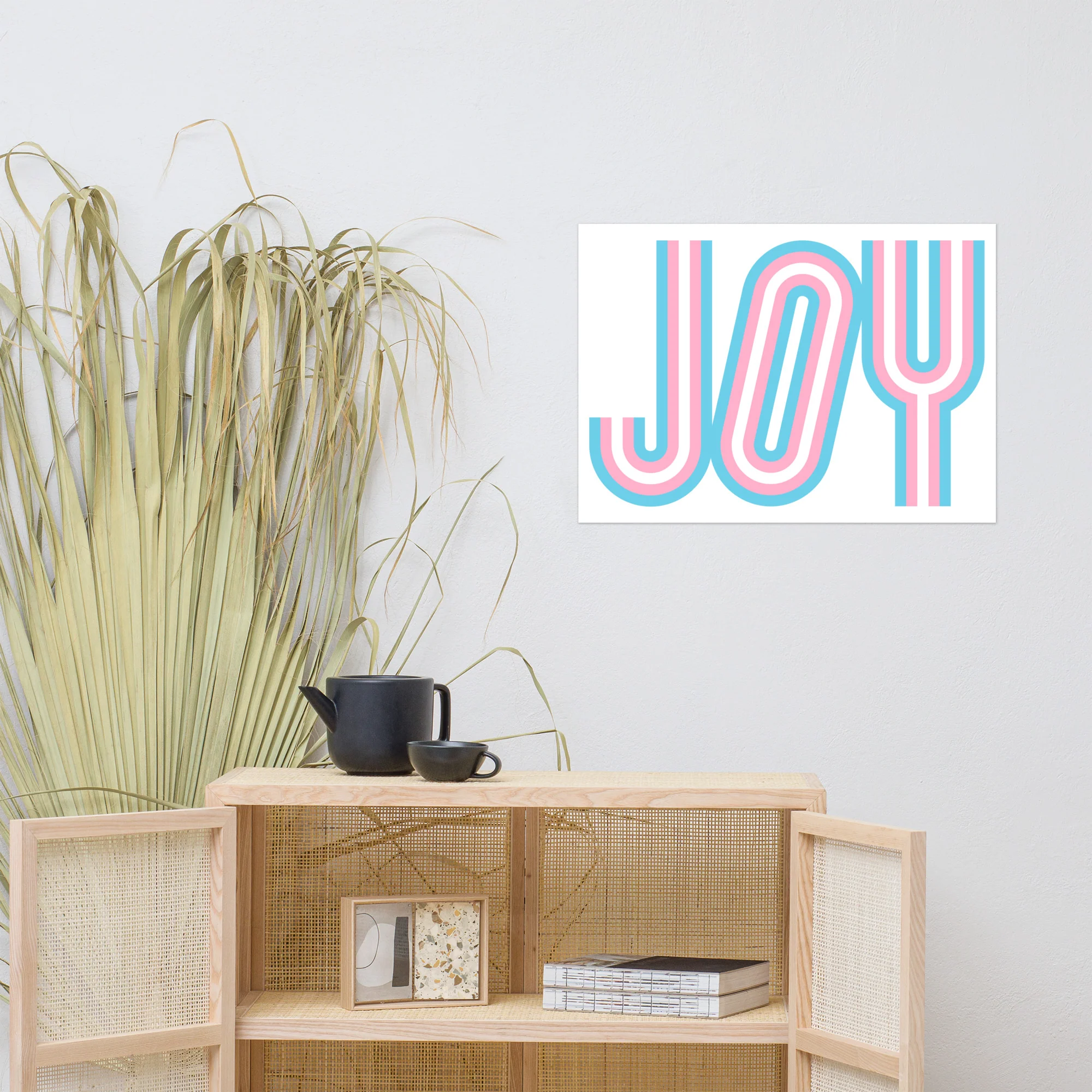 Trans Joy Typeface Art Print - Image 6