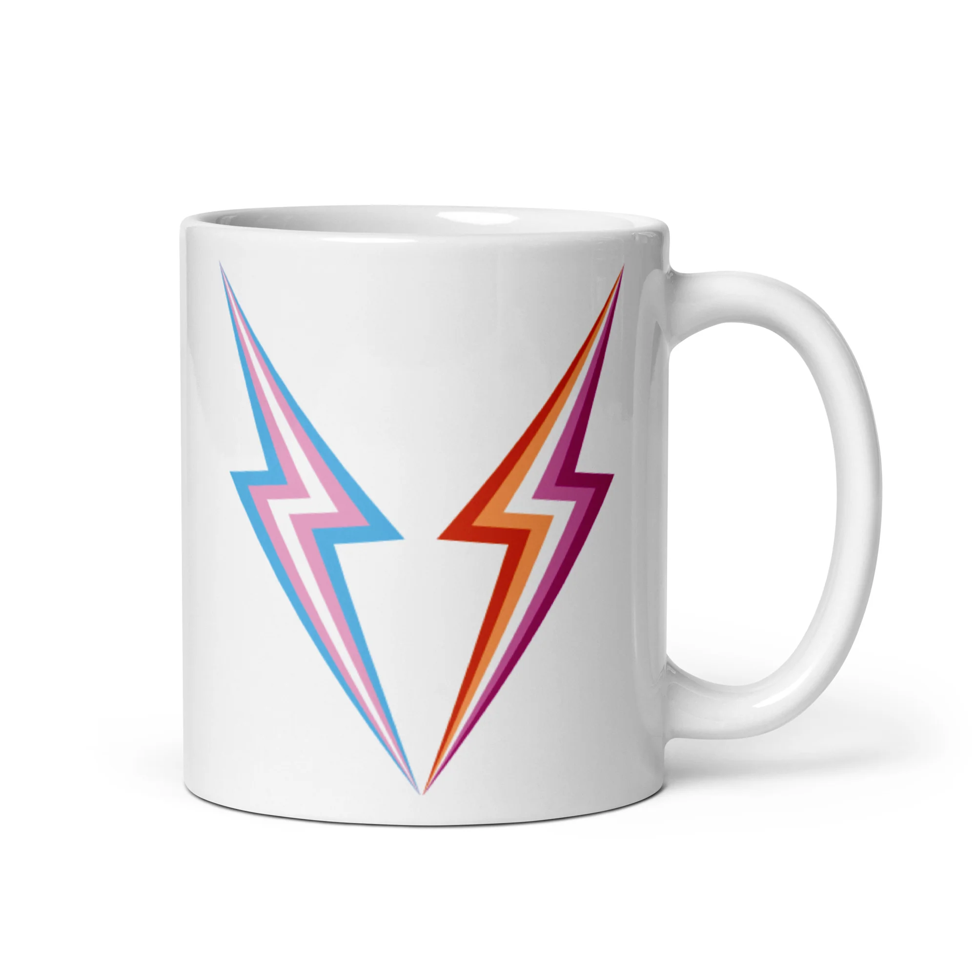 Trans Lesbian Lightning Mug