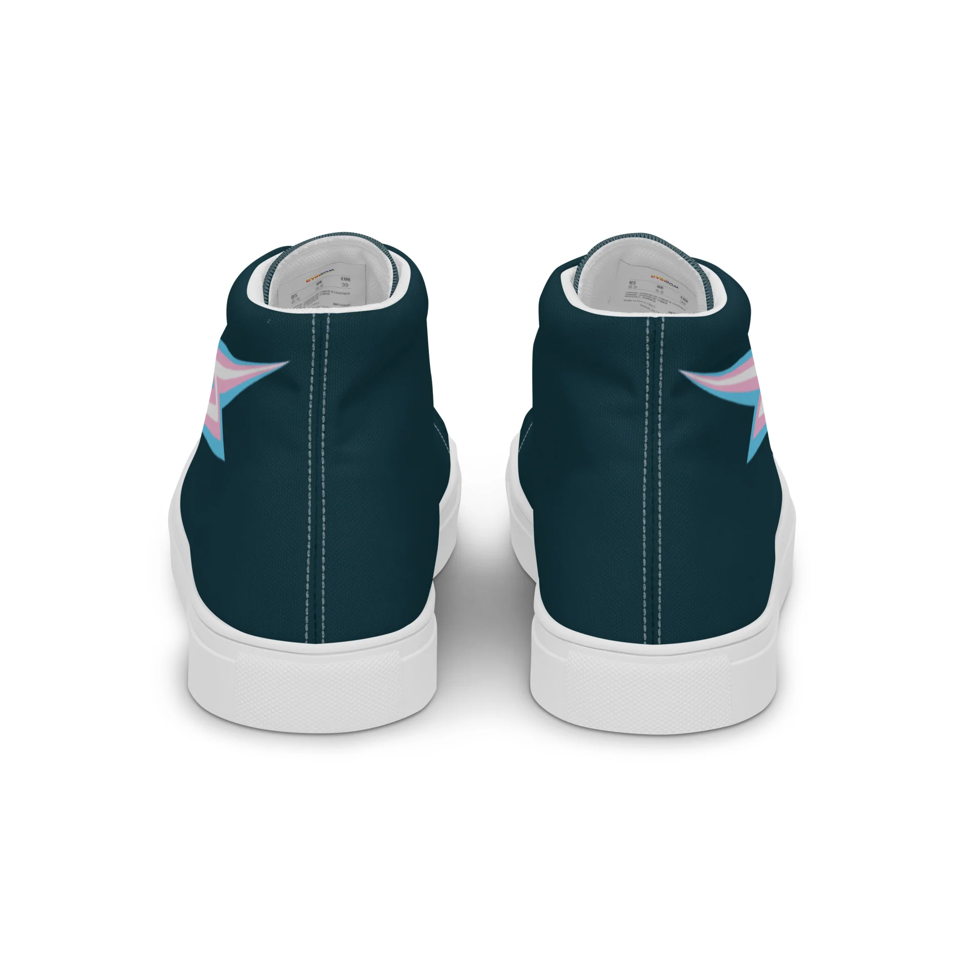 Trans Lightning Blue High Top Trainers (male sizes) - Image 9