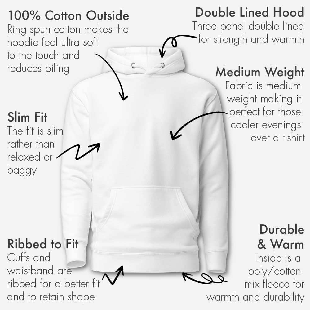 Trans Pride Lightning Hoodie - Image 3