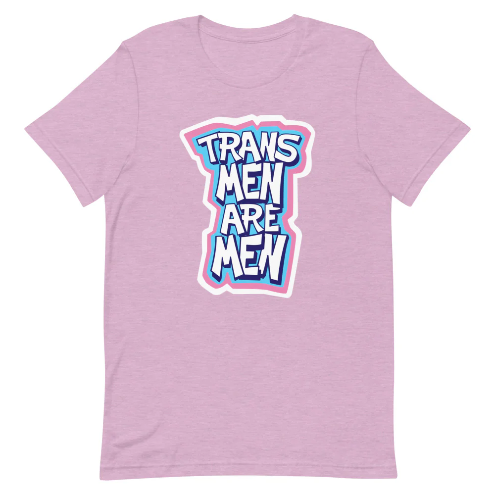 Trans Men Are Men T-Shirt - Image 7