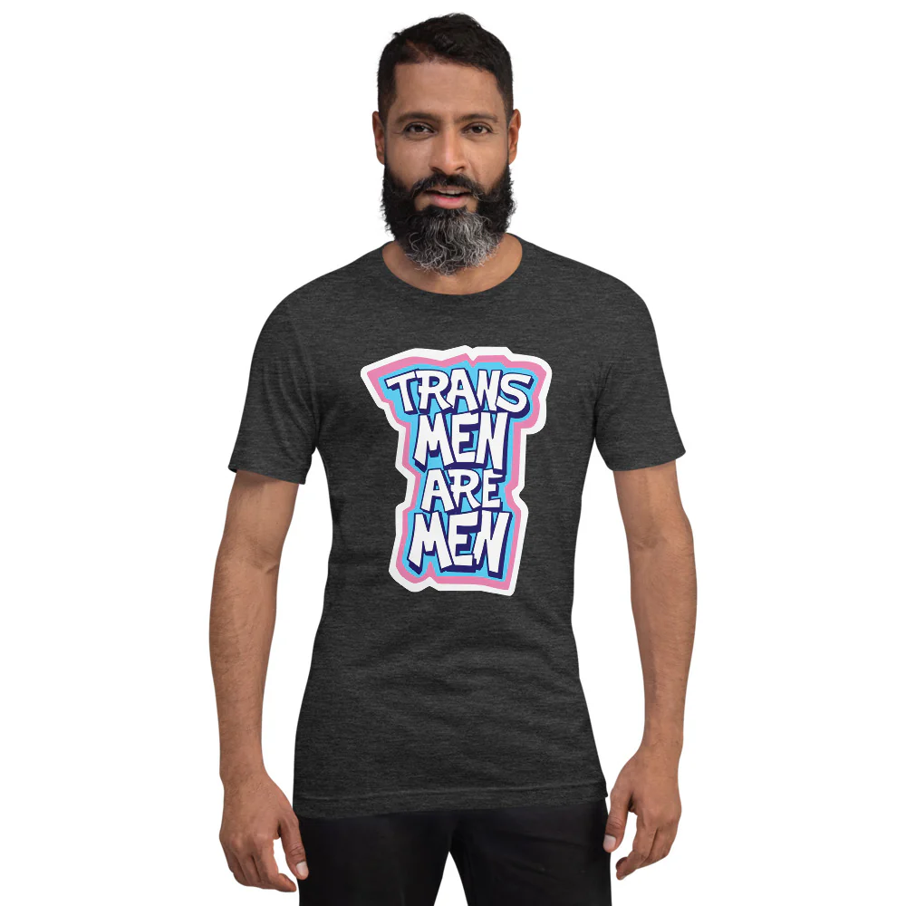 Trans Men Are Men T-Shirt - Image 9