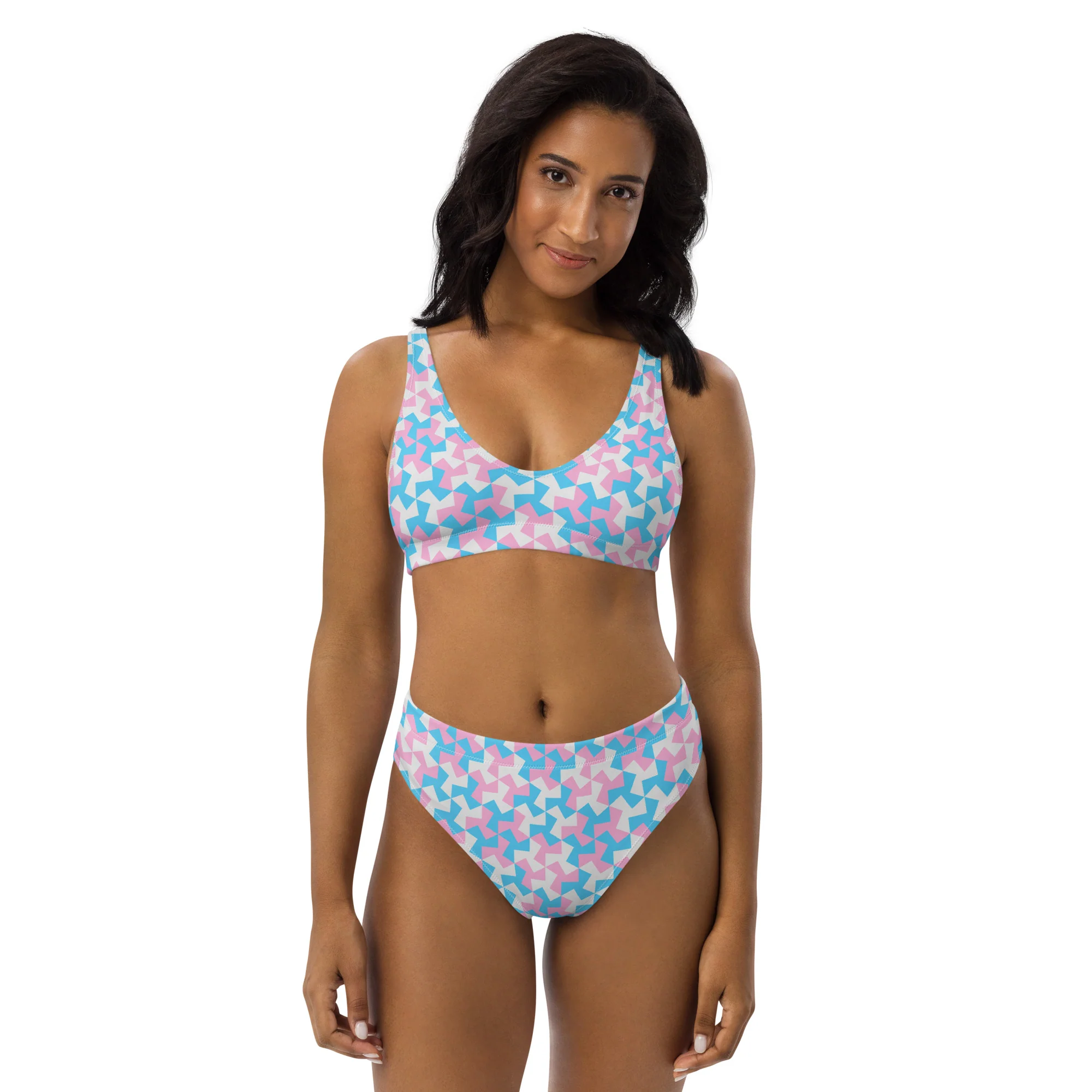Trans Pattern X High-Waisted Bikini - Image 2