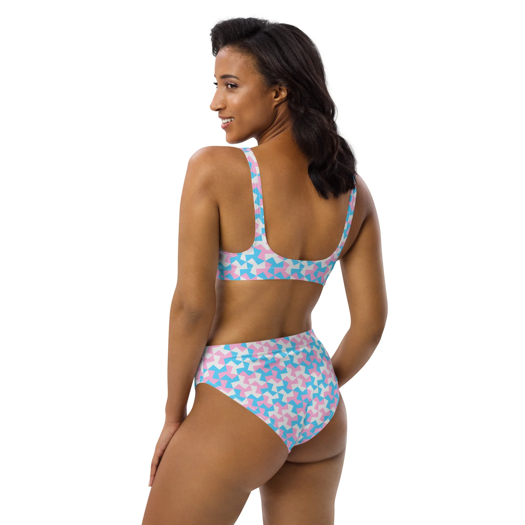 Trans Pattern X High-Waisted Bikini - Image 5