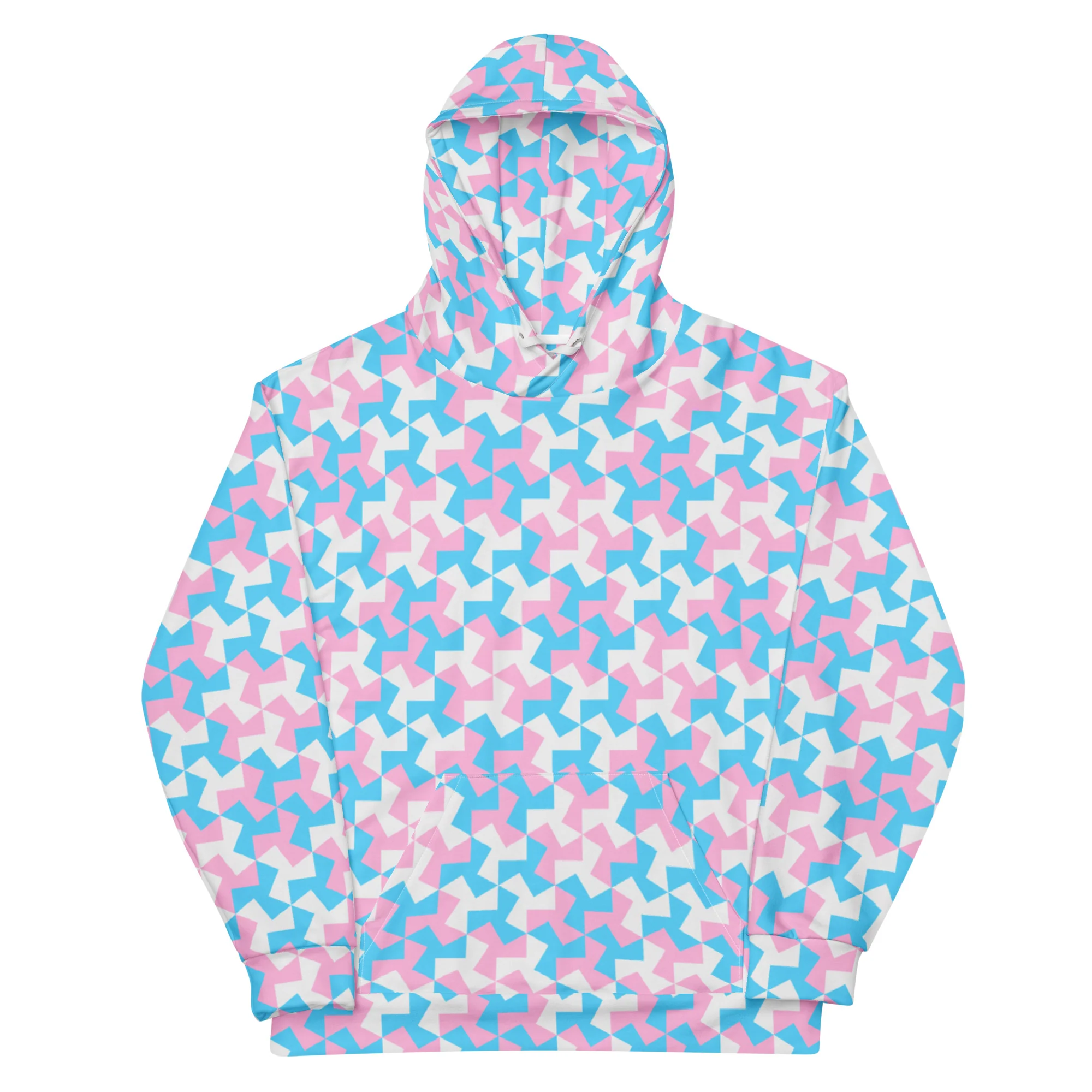 Trans Pride Pattern X Hoodie - Image 6