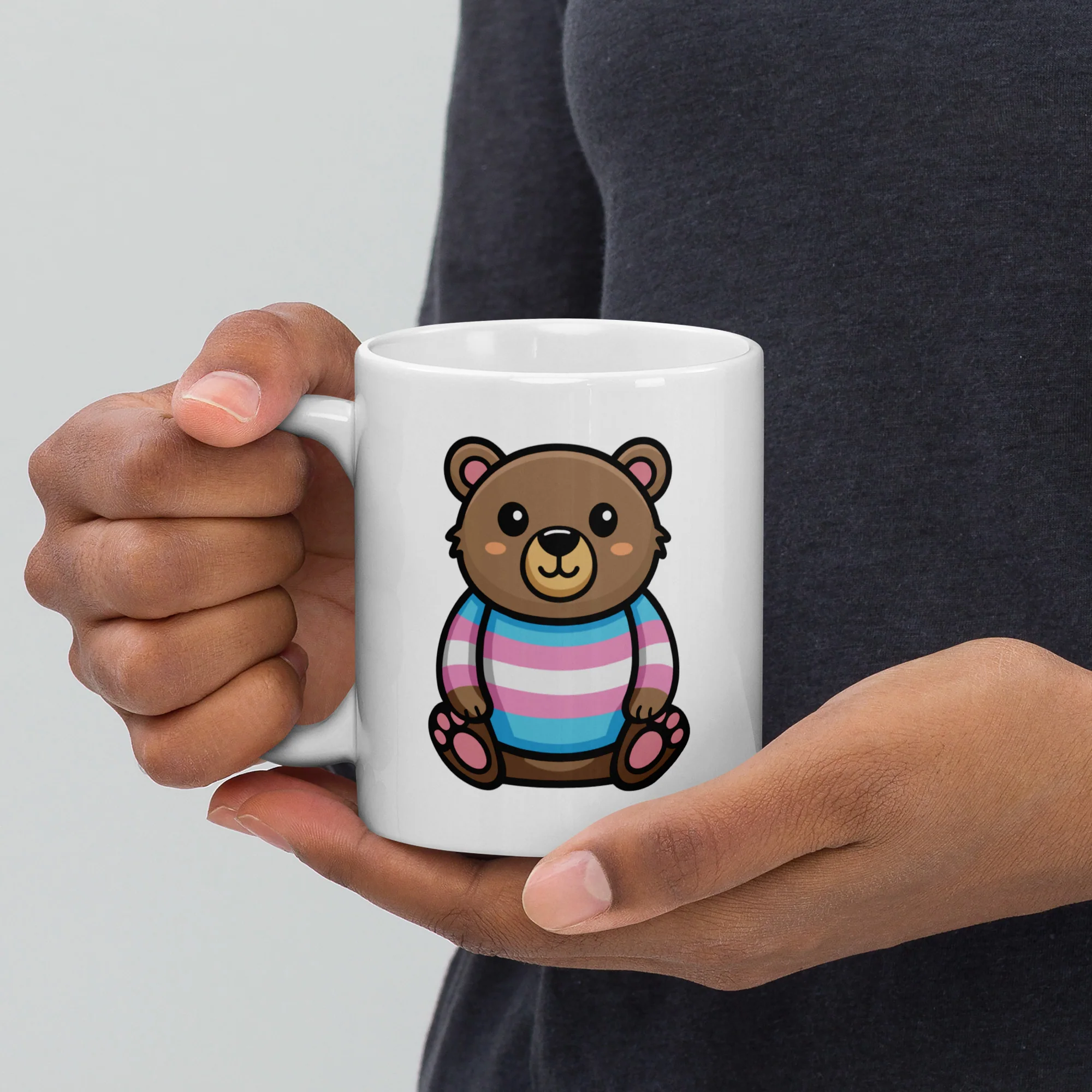 Trans Pride Bear Mug - Image 2