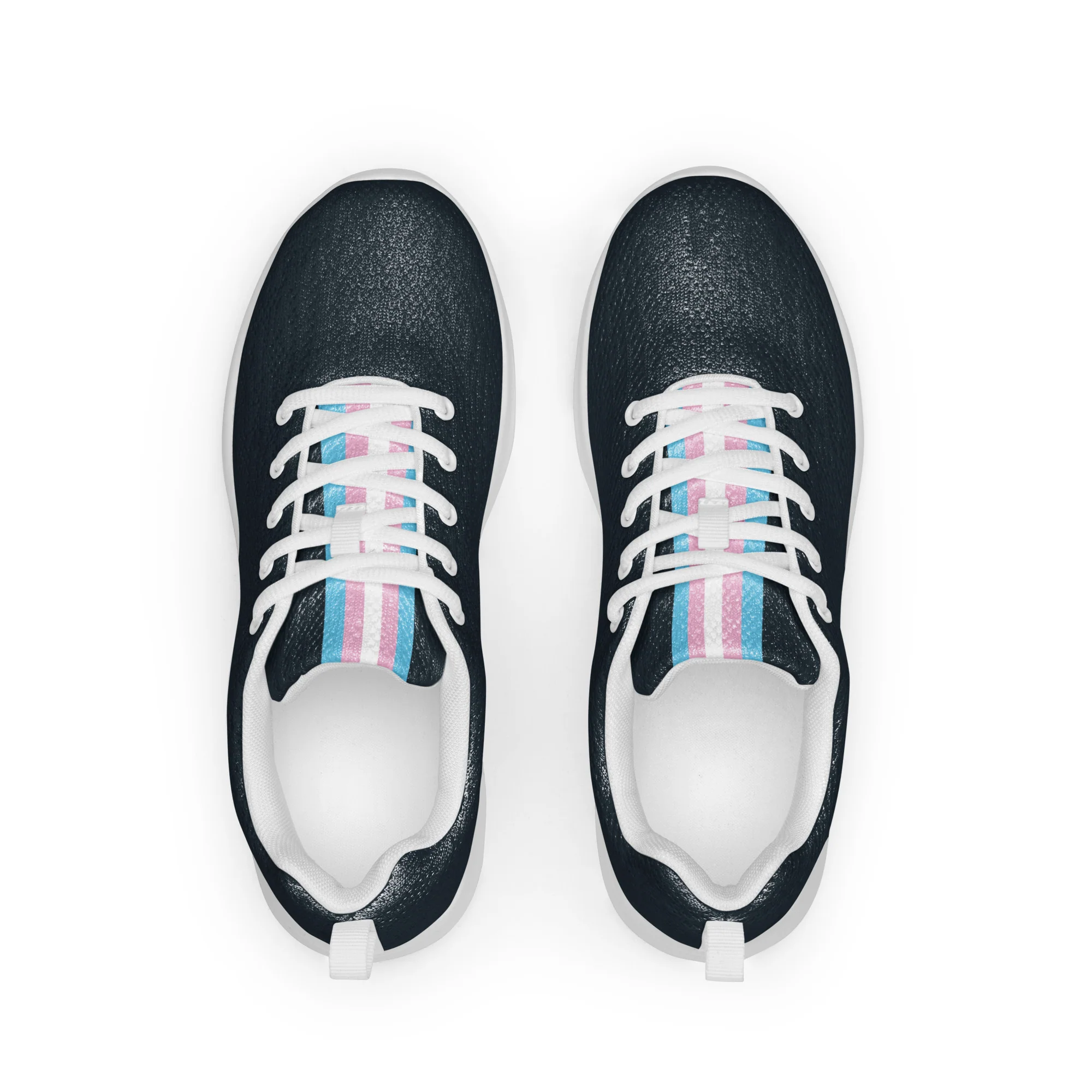 Trans Pride Flag Dark Blue Trainers (male sizes) - Image 2