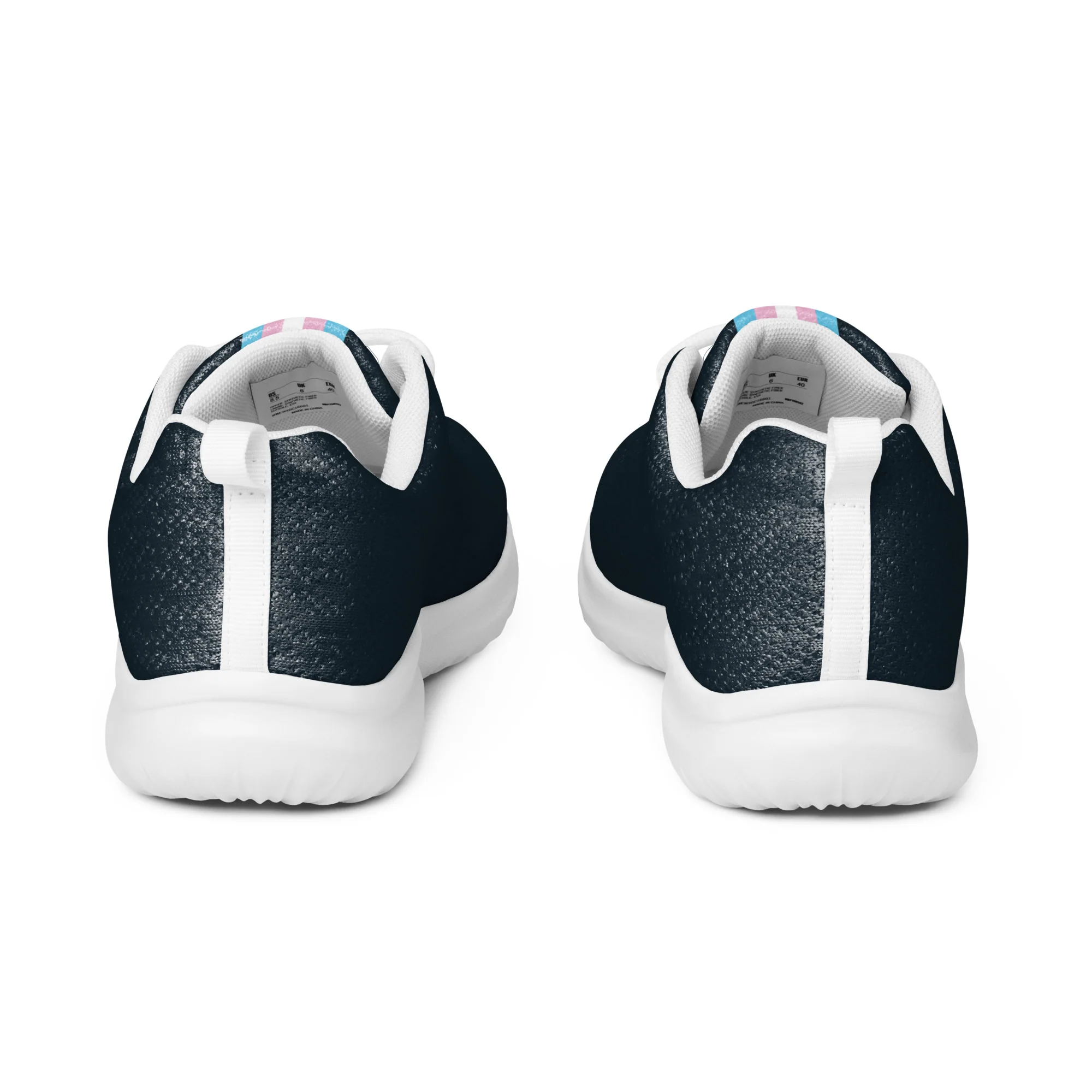Trans Pride Flag Dark Blue Trainers (male sizes) - Image 3