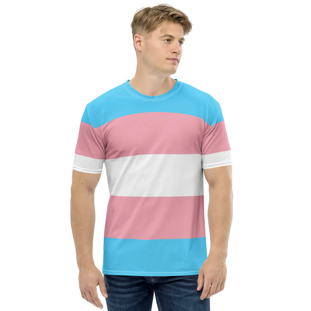 Trans Pride Flag T-shirt - Image 3