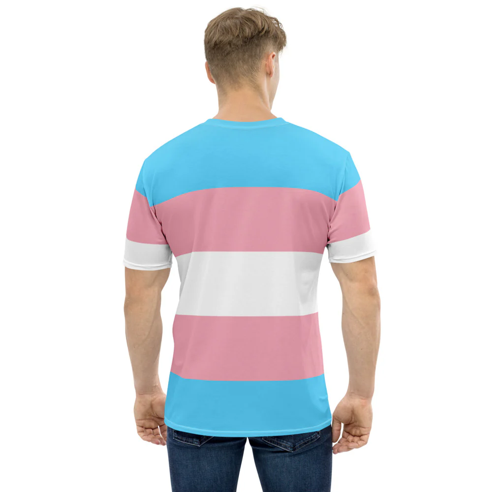Trans Pride Flag T-shirt - Image 4