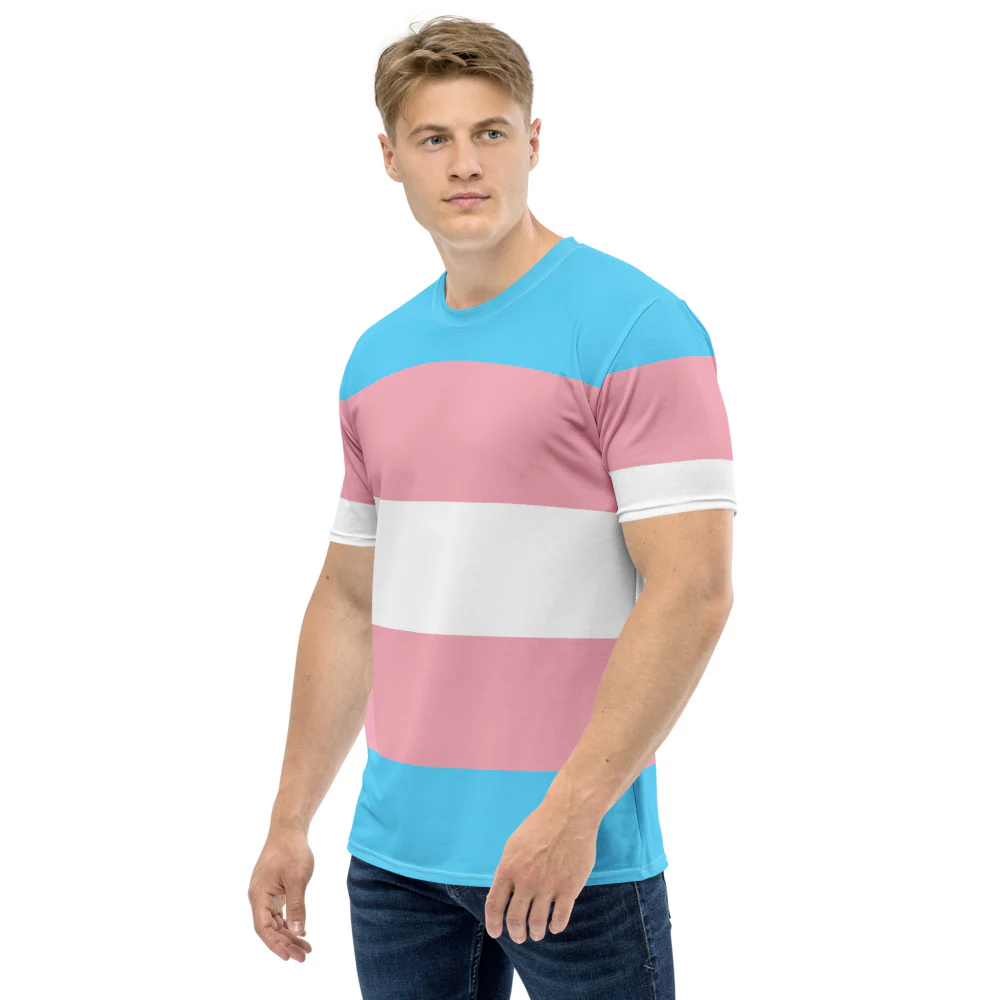 Trans Pride Flag T-shirt - Image 5