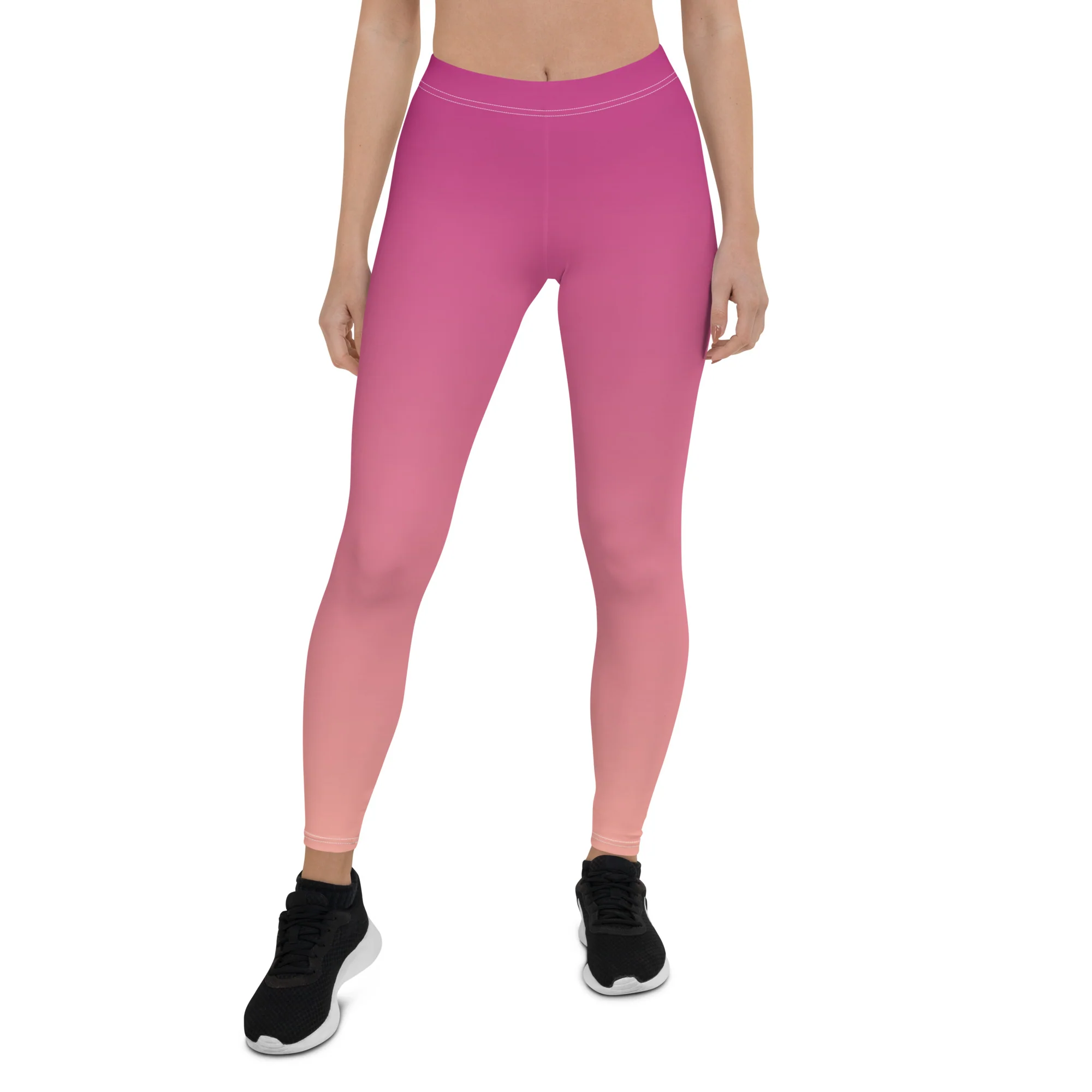Trans Pride Flash Fade To Peach Leggings - Image 2