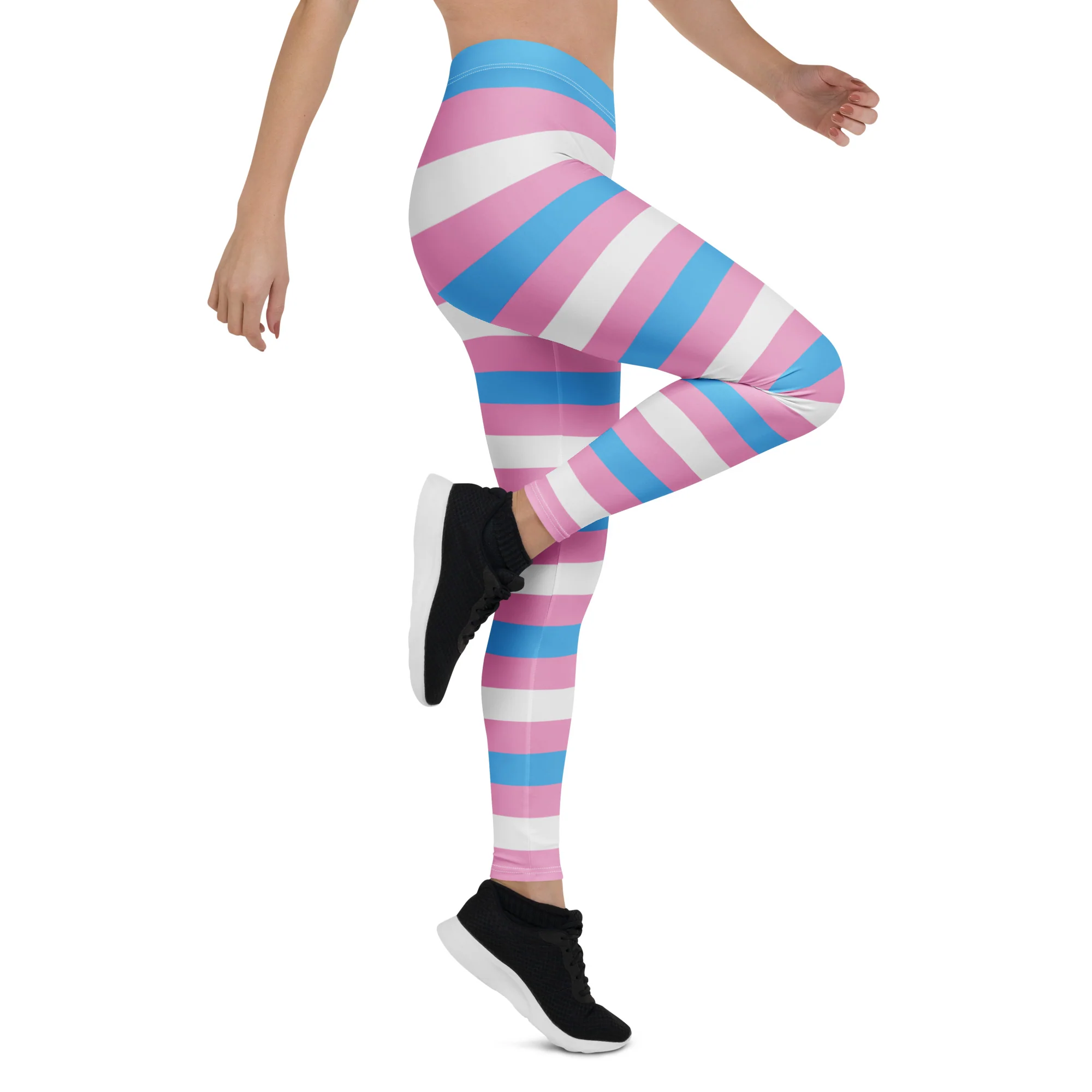Trans Pride Hooped Leggings - Image 2