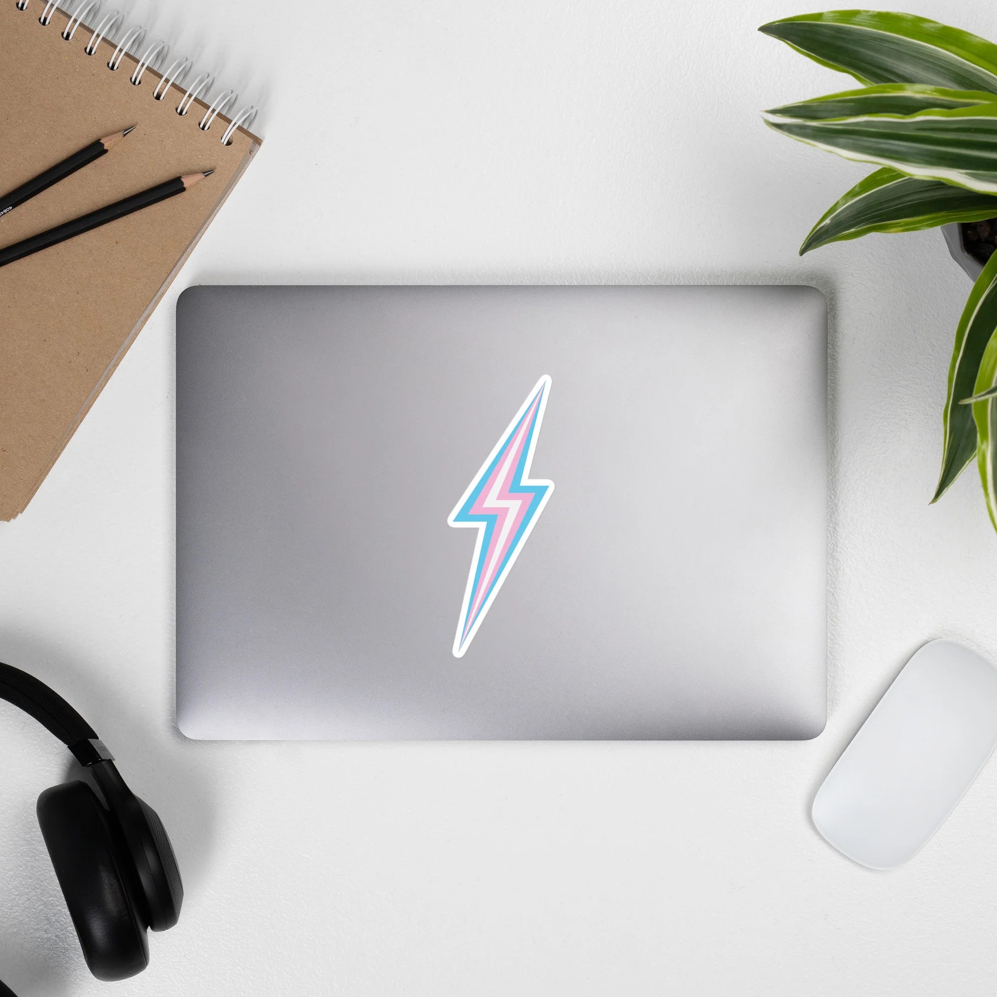Trans Pride Lightning Sticker - Image 4
