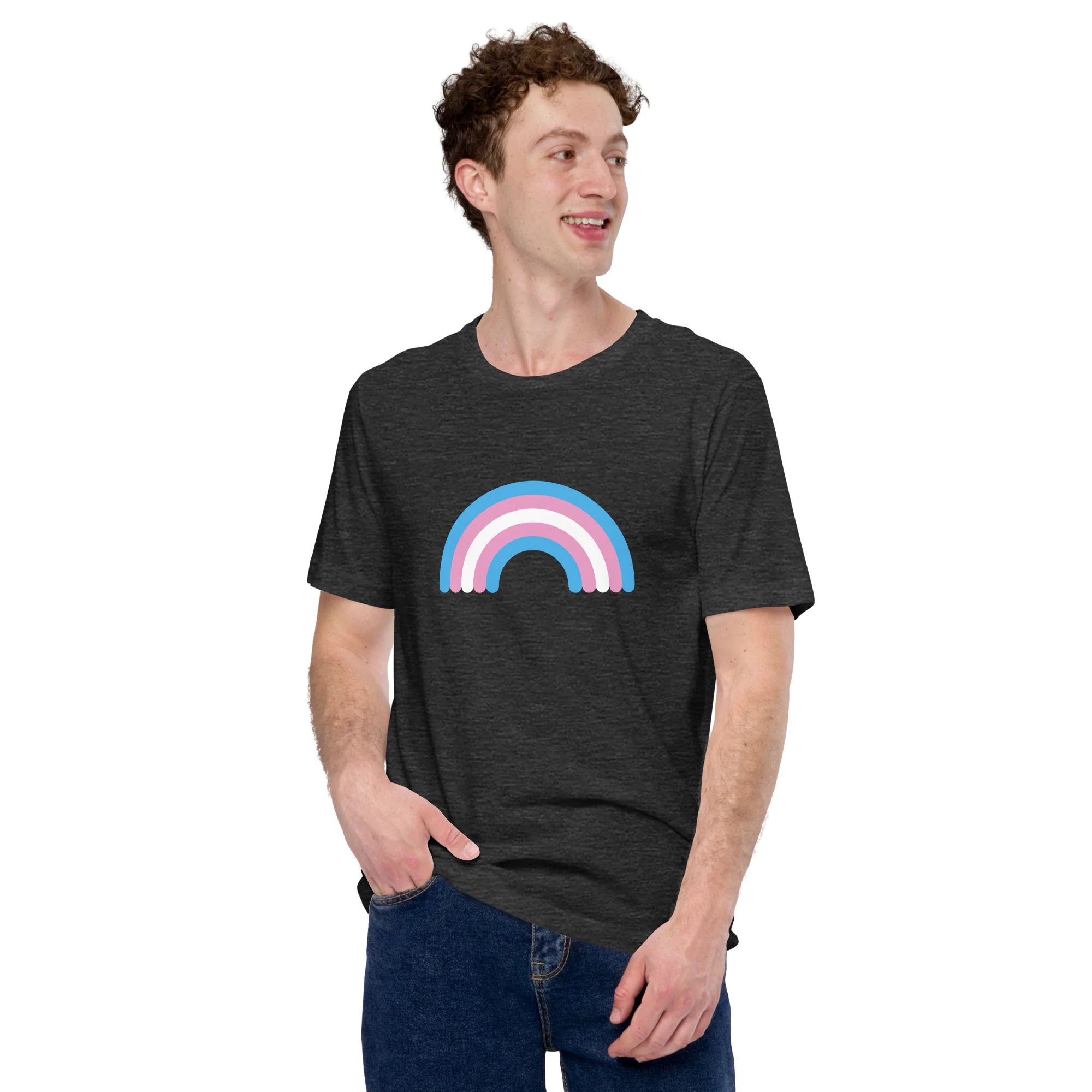 Trans Rainbow T-Shirt - Image 3