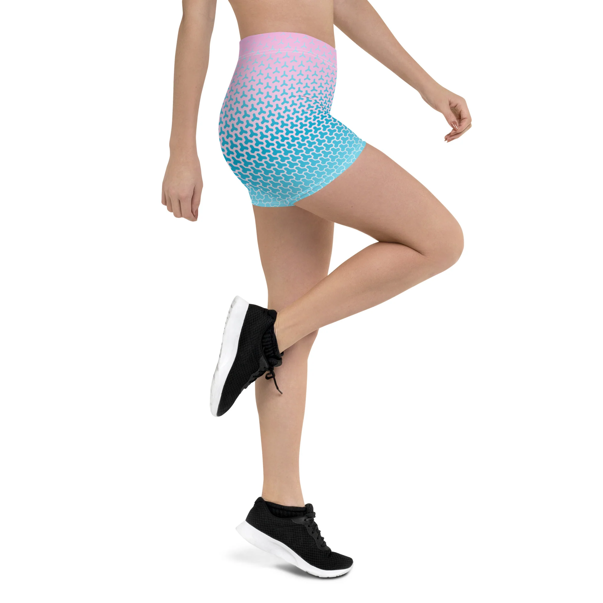 Trans Star Fade Legging Shorts - Image 7