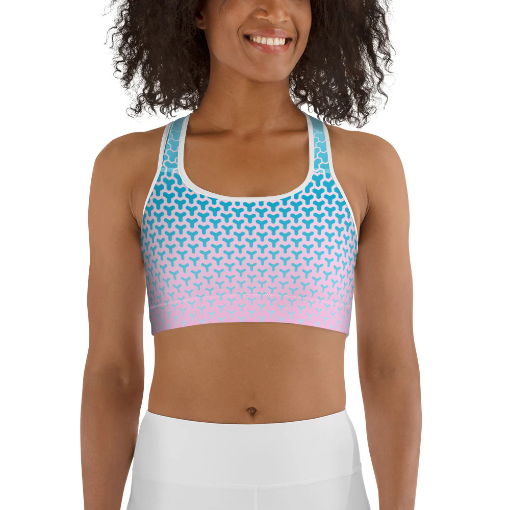 Trans Star Fade Sports Bra - Image 5