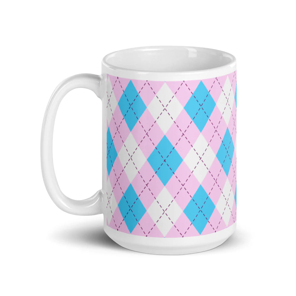 Trans Tartan Mug - Image 5