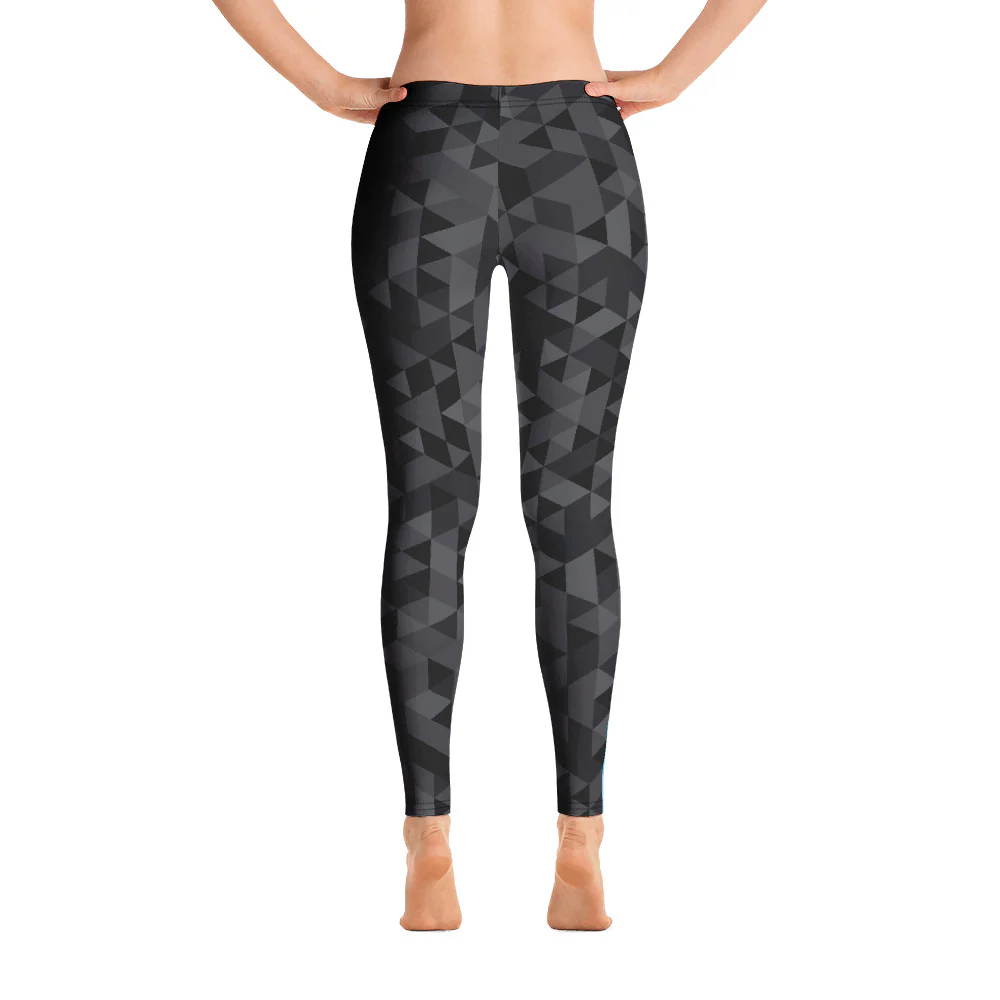 Trans Triangle Pattern Leggings - Image 2