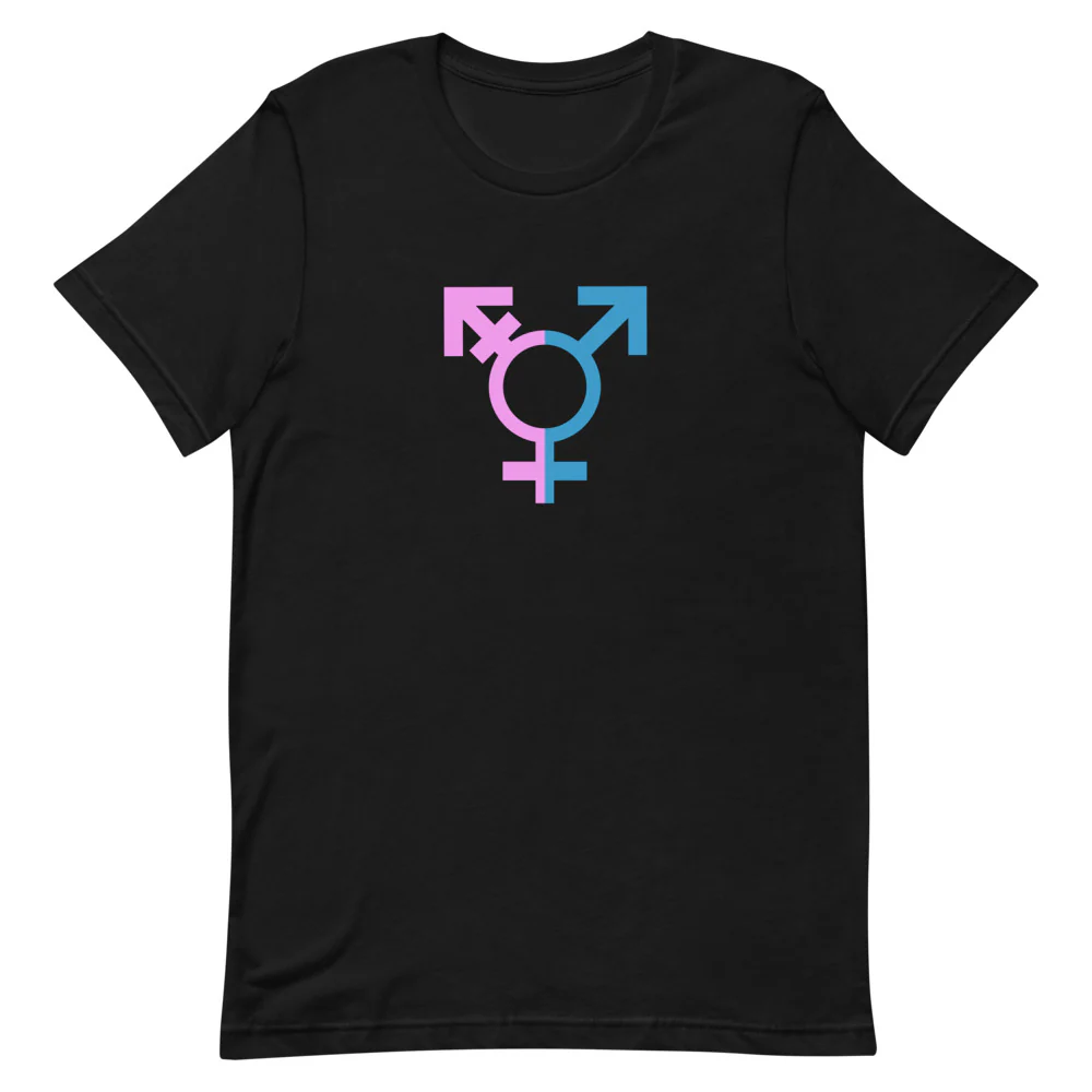 Two Tone Trans Symbol T-Shirt - Image 3
