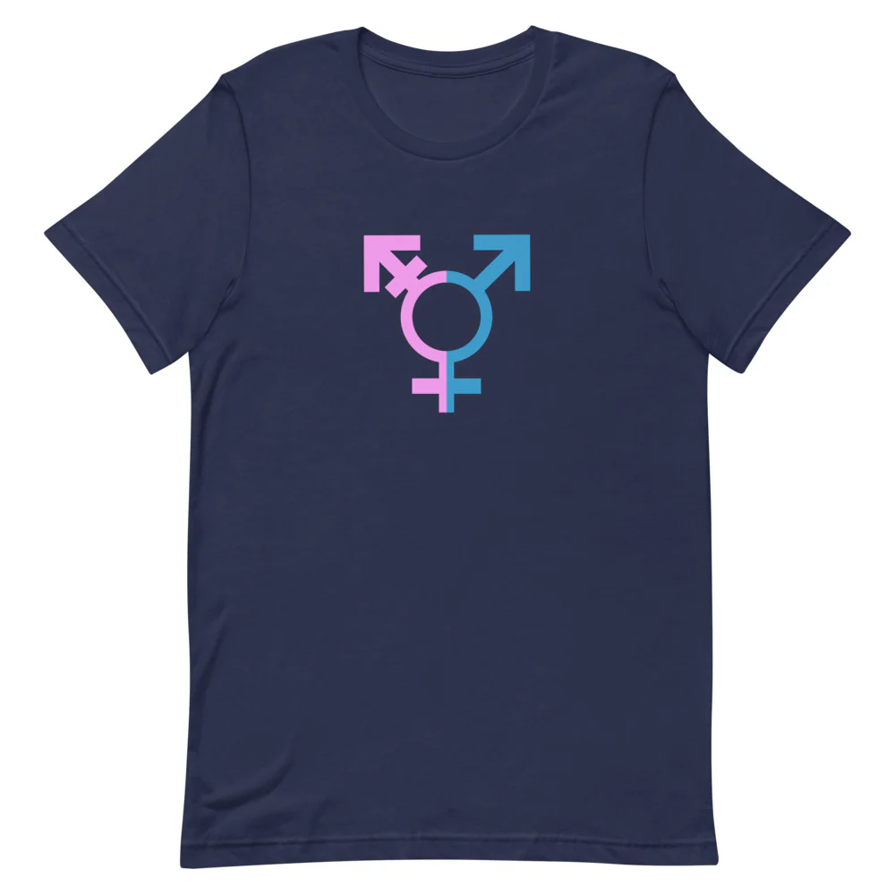 Two Tone Trans Symbol T-Shirt - Image 4